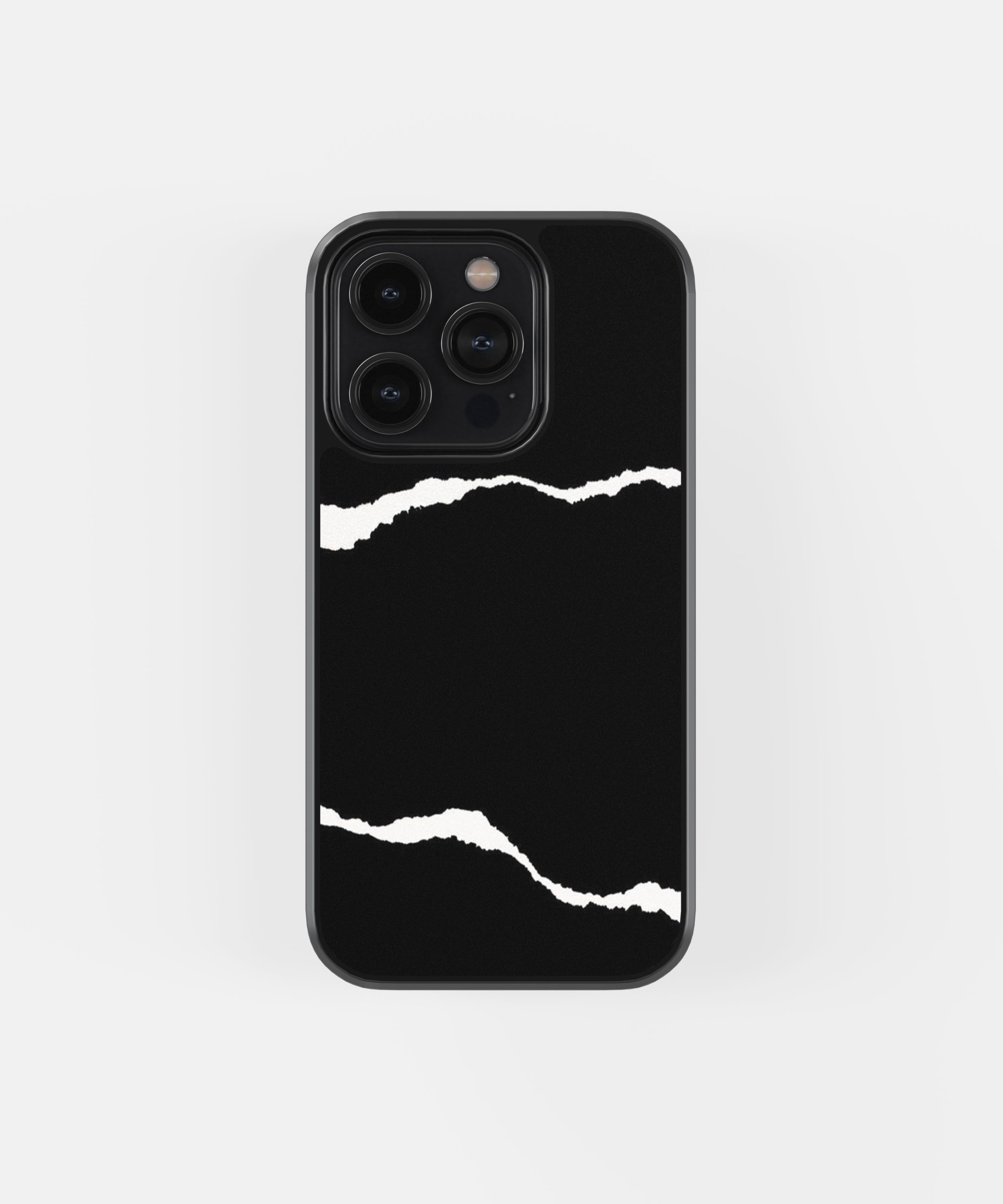 Minimal Black Phone Case