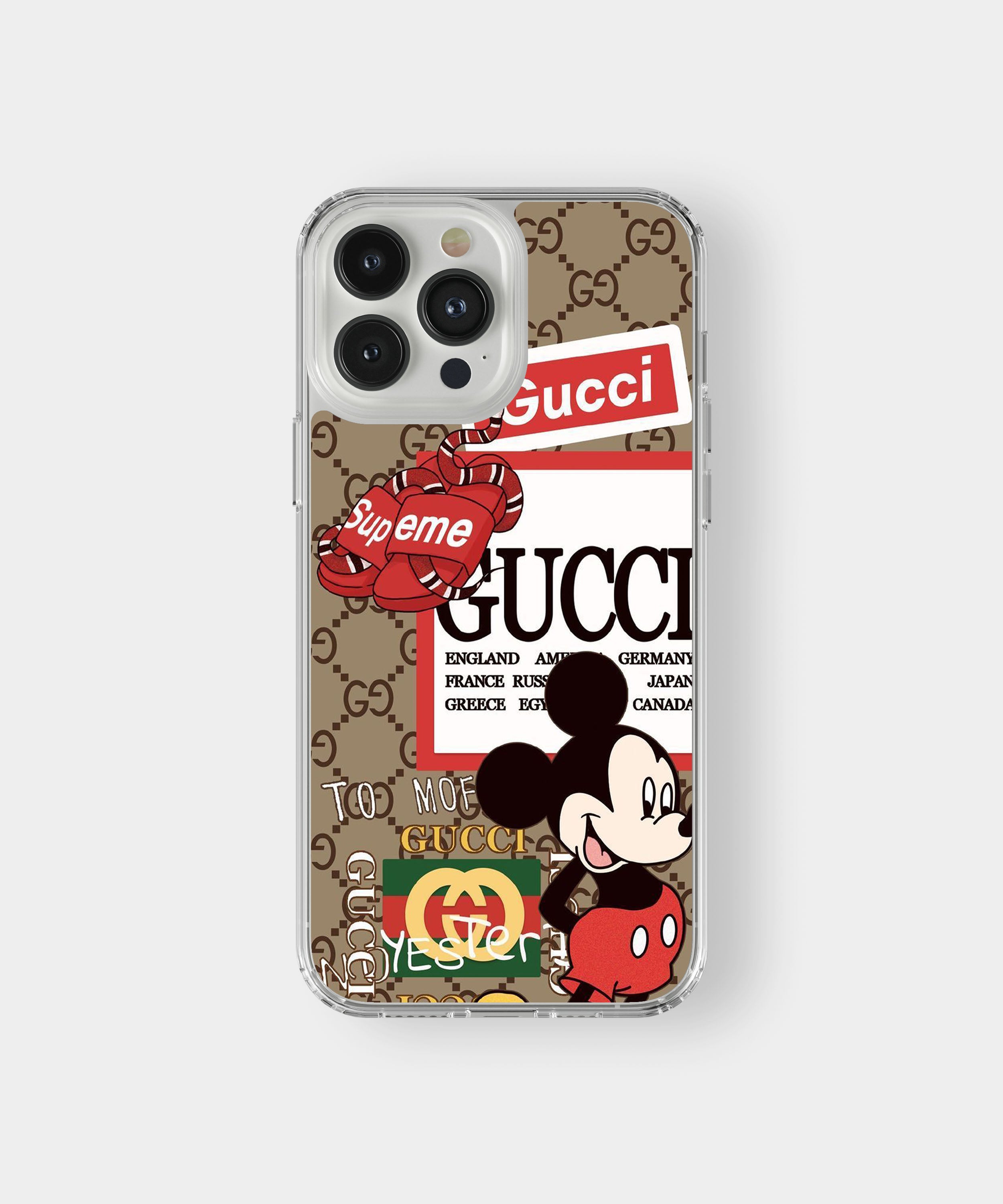 Gucci x Cartoon Phone Case.