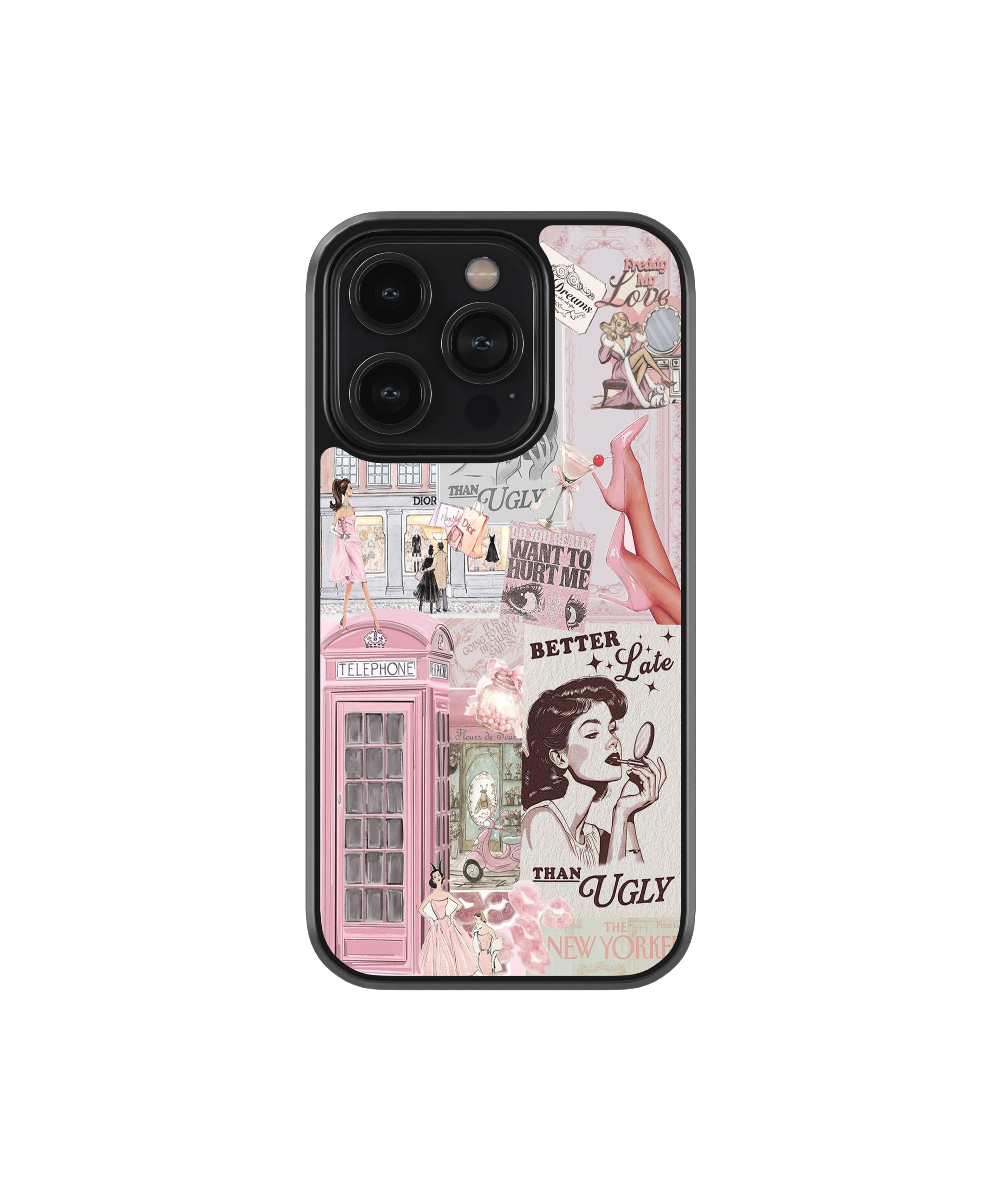 Pink Vintage Fashion Phone Case