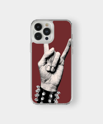 Punk Rock Hand Gesture Phone Case.