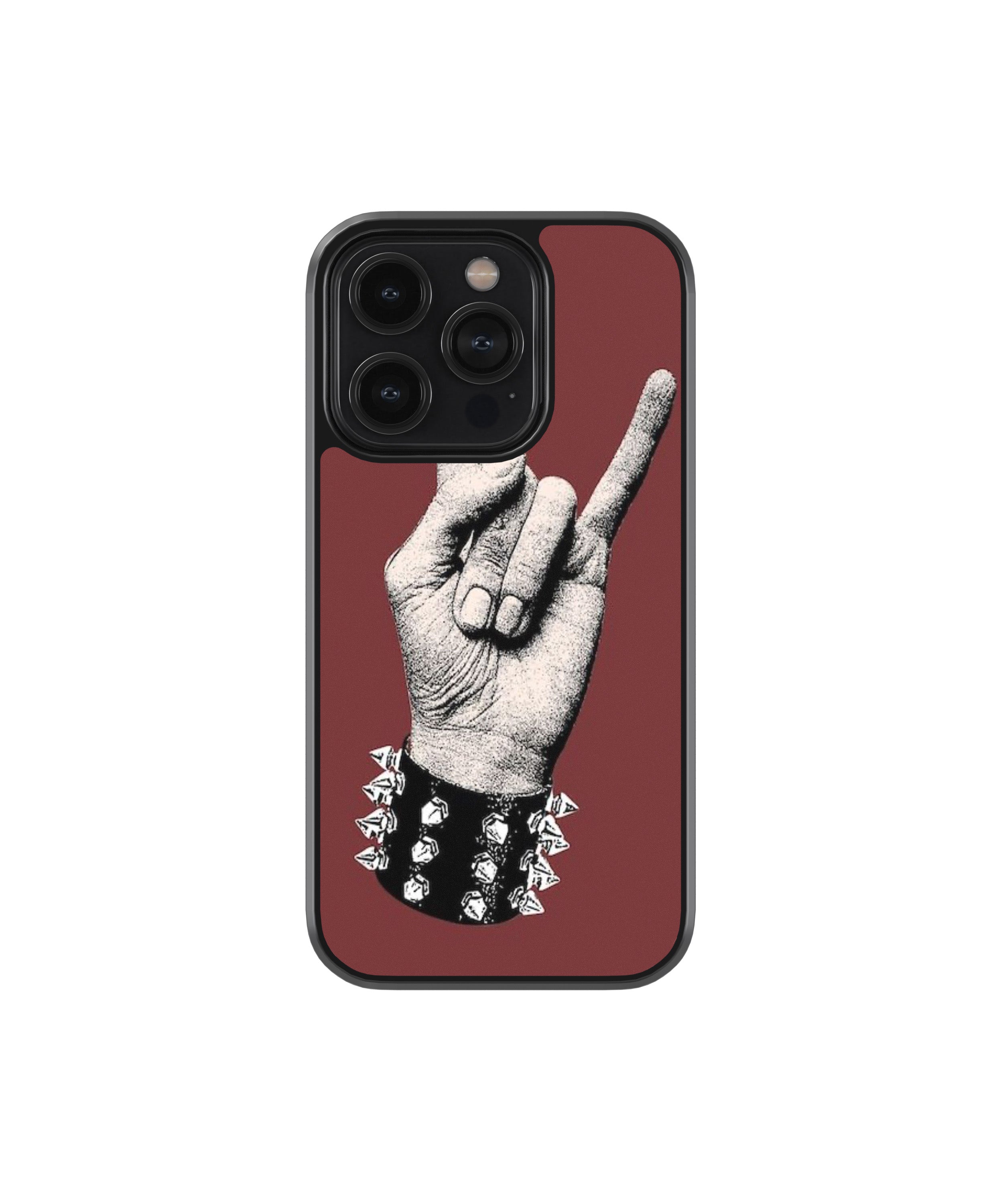 Punk Rock Hand Gesture Phone Case.