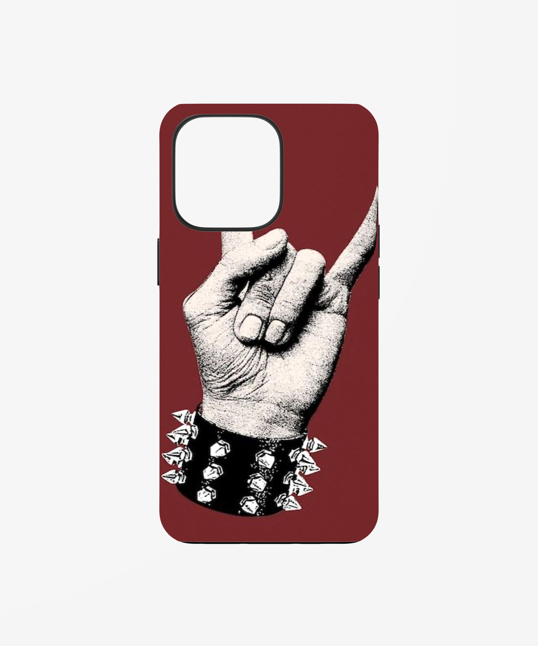 Punk Rock Hand Gesture Phone Case.
