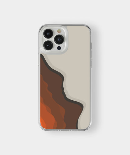 Neutral Abstract Earth Tones Phone Case.
