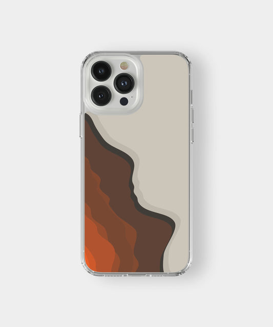Neutral Abstract Earth Tones Phone Case.