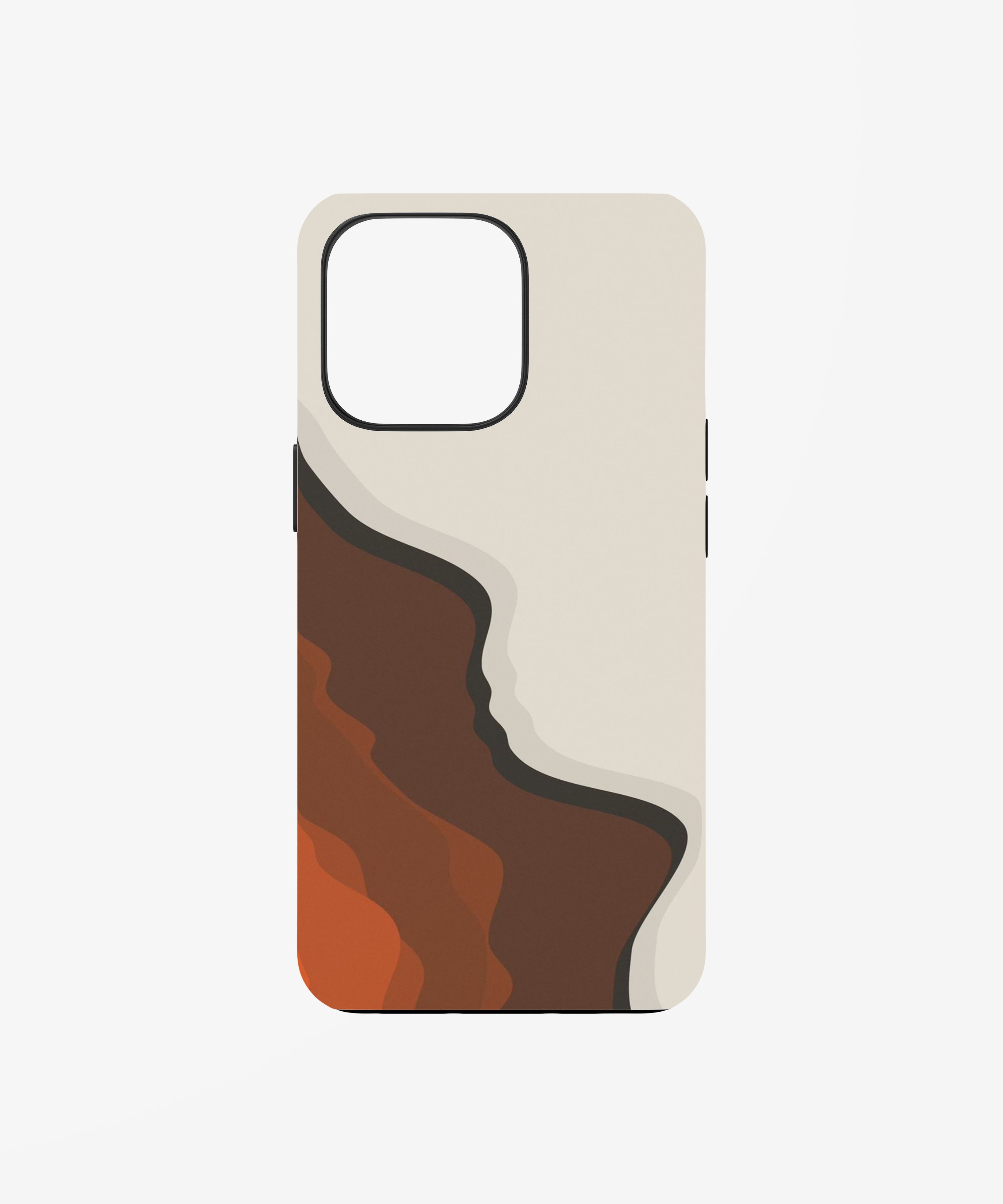 Neutral Abstract Earth Tones Phone Case.