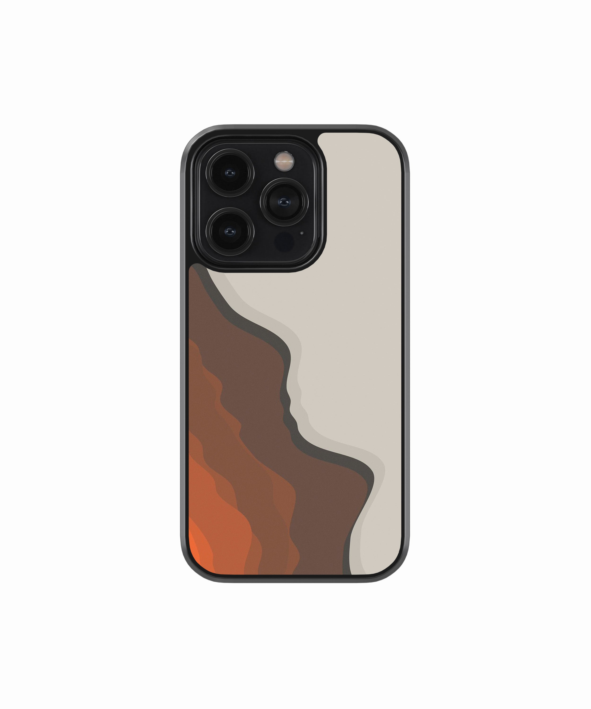 Neutral Abstract Earth Tones Phone Case.
