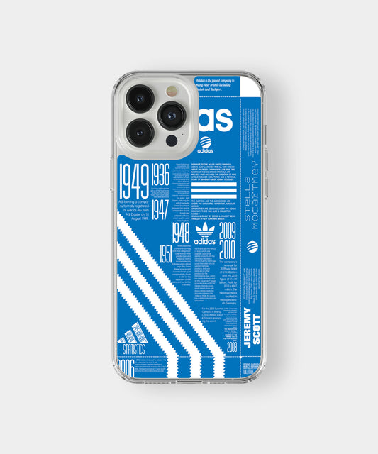 Blue Sports Retro Phone Case.