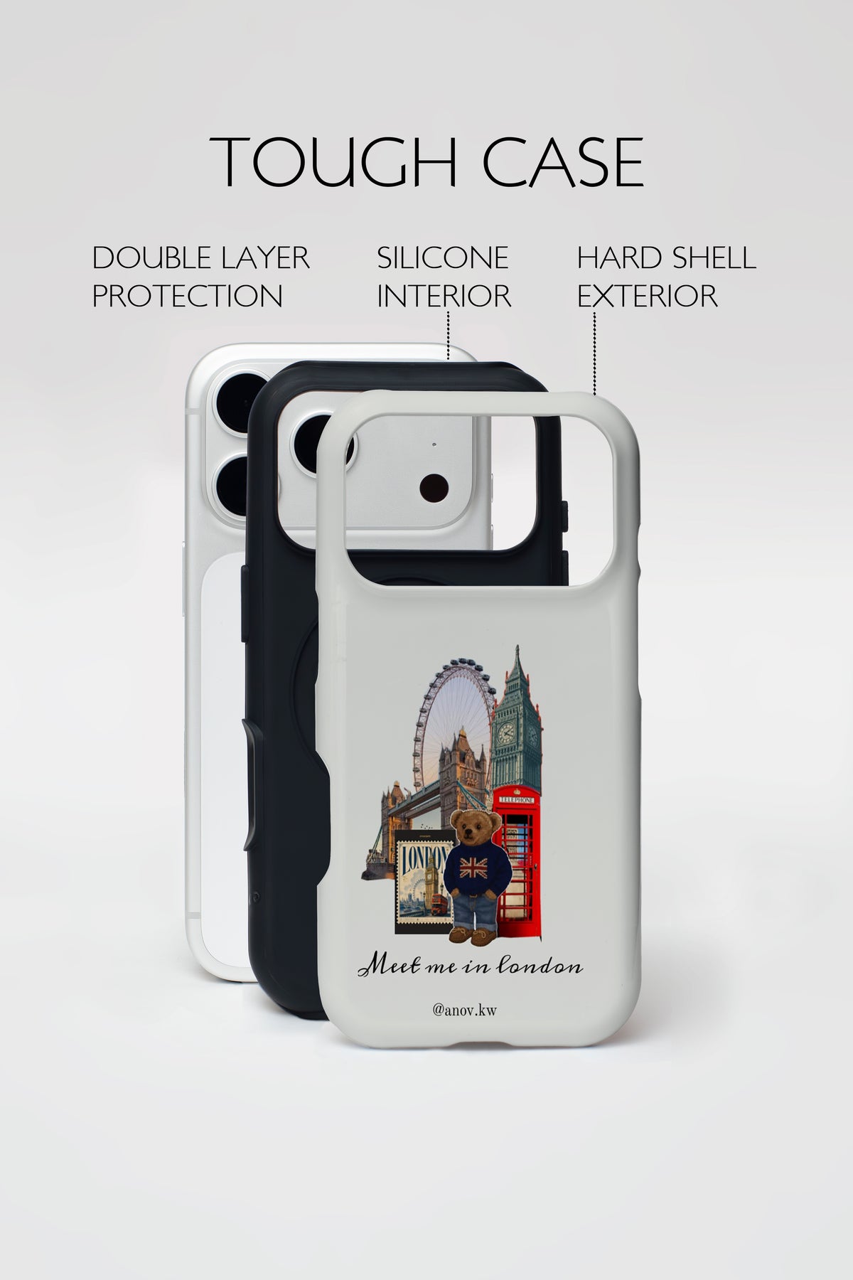 Who Cares Polaroid Armoured Phone Case.