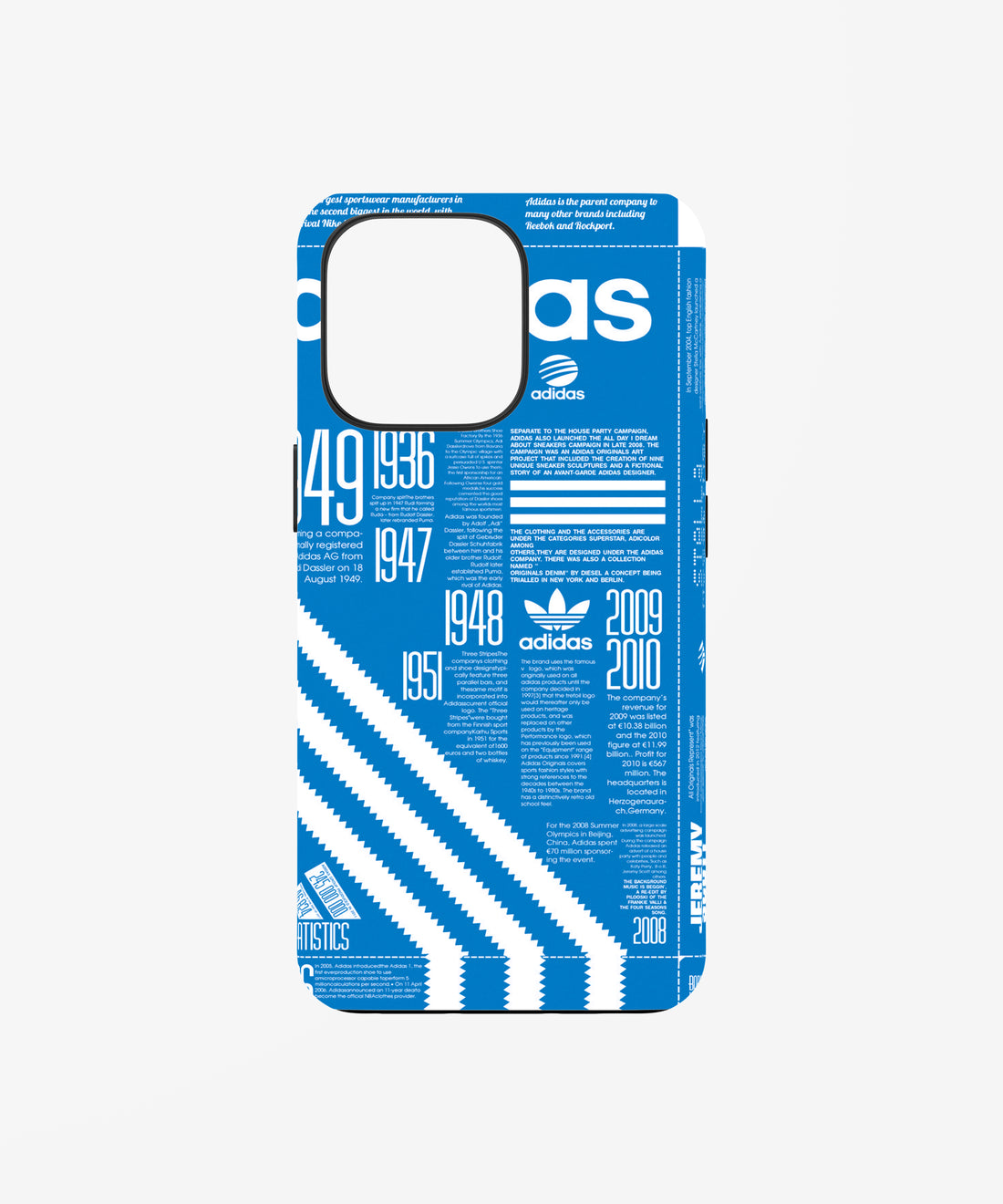 Blue Sports Retro Phone Case.