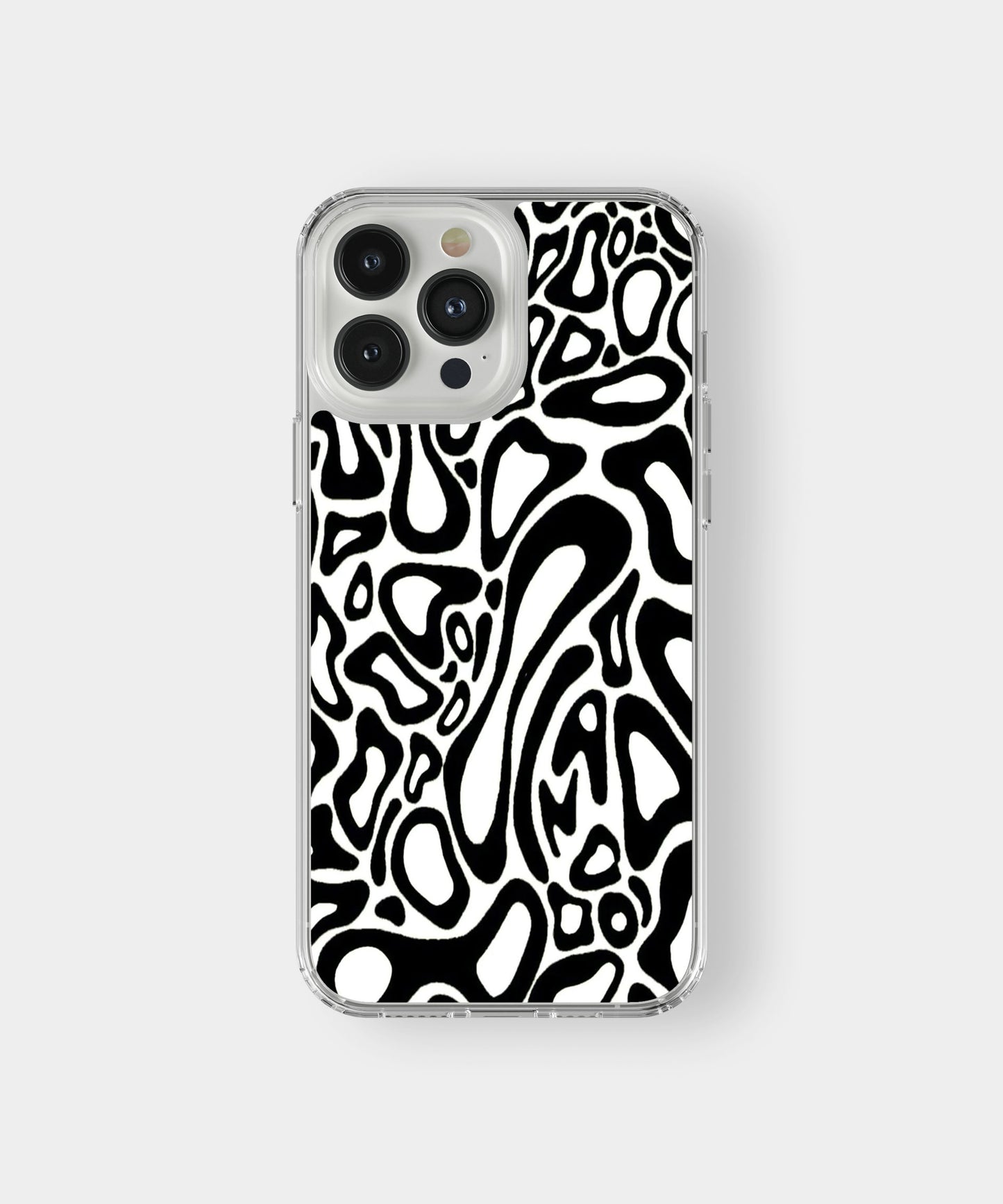 Black & White Abstract Pattern Phone Case.