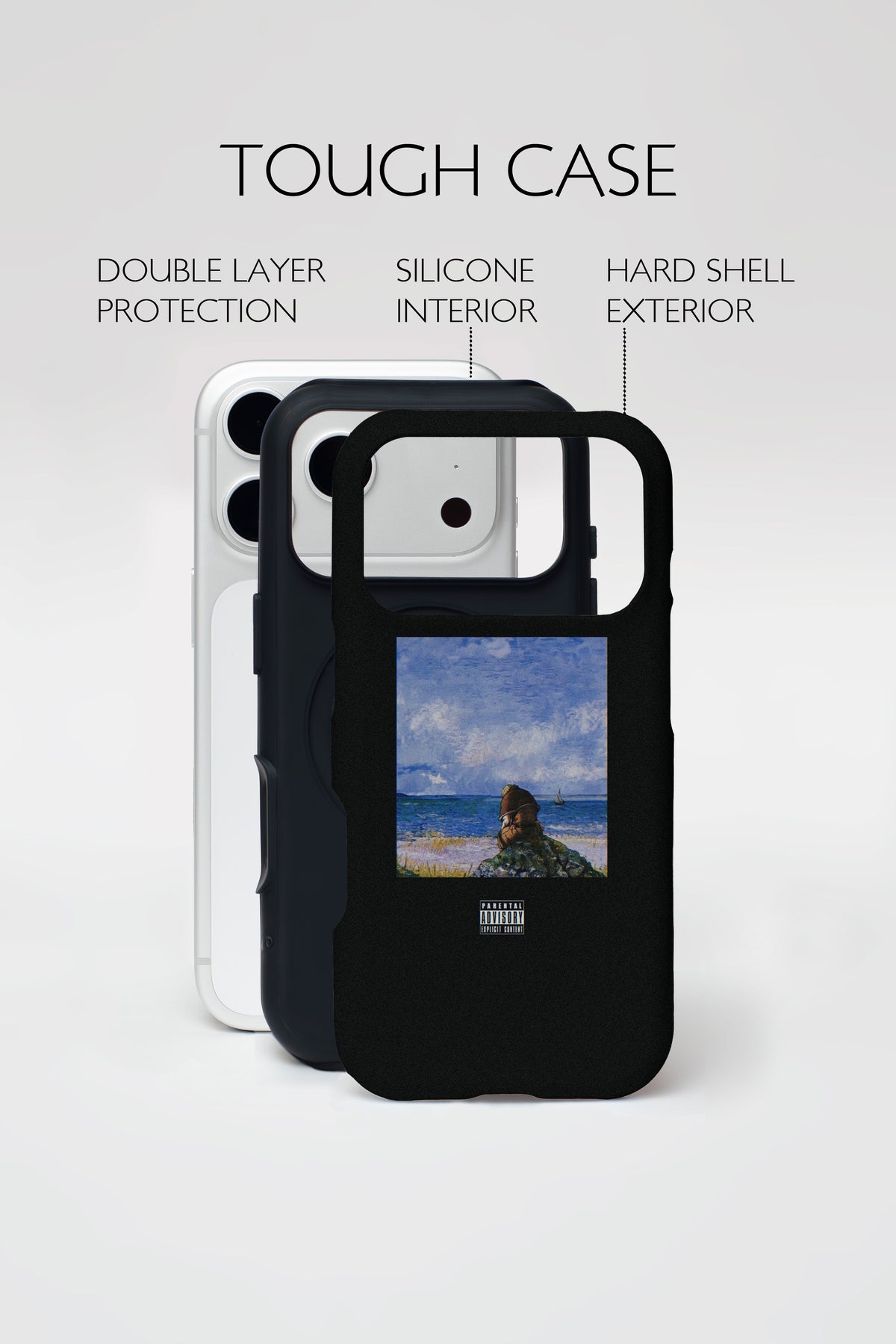 Coastal Parental Advisory Armoured Phone Case.