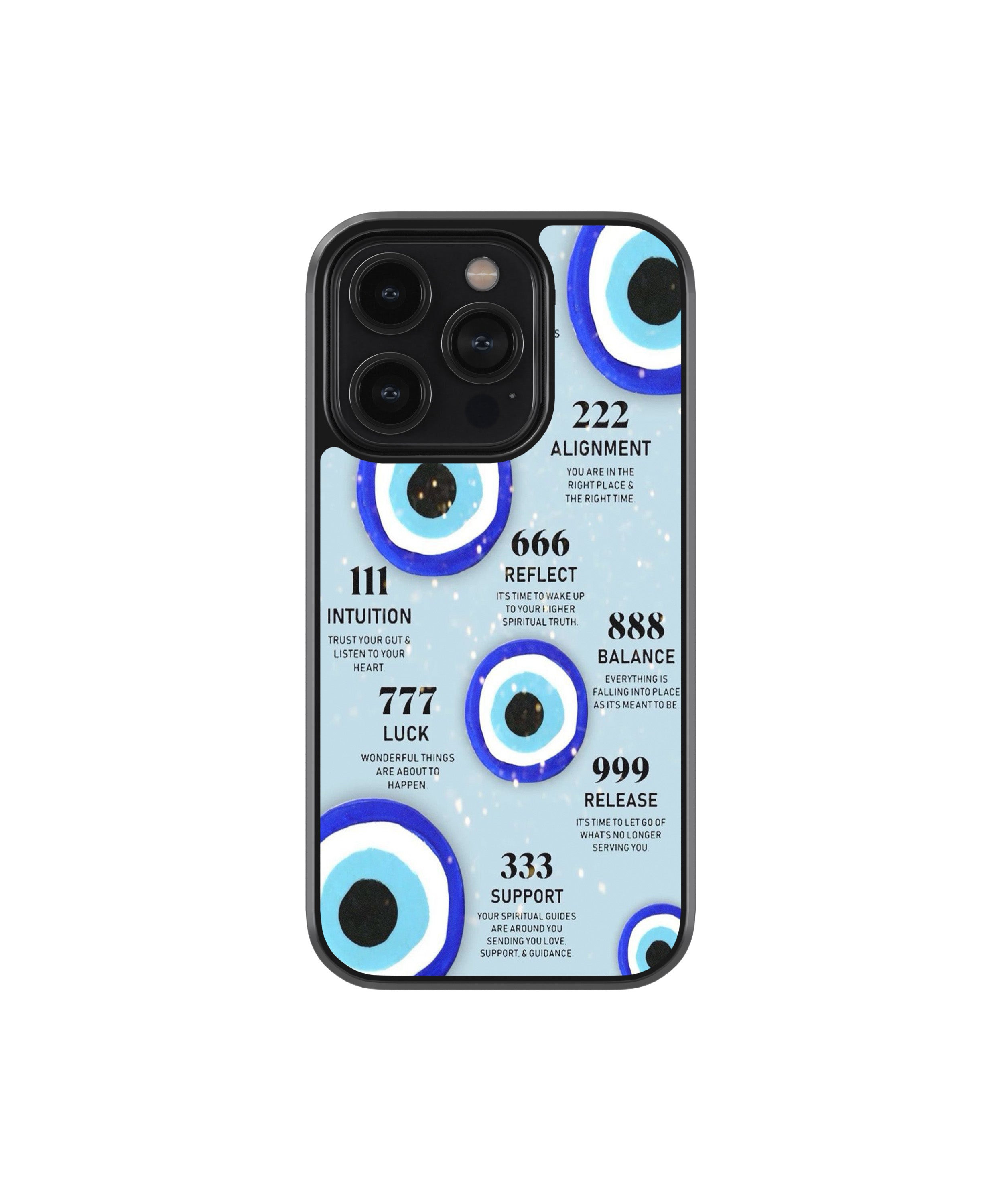 Evil Eye Angel Numbers Phone Case