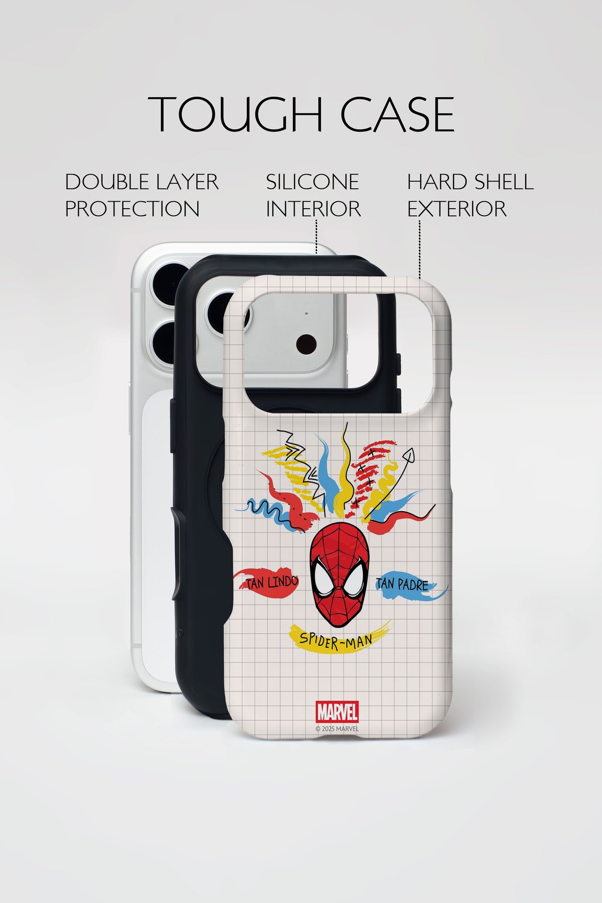 Spider-Man Sketch Armoured Phone Case