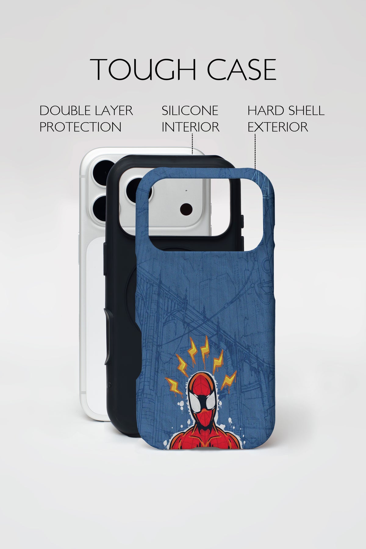 Blue Spider-Man Armoured Phone Case