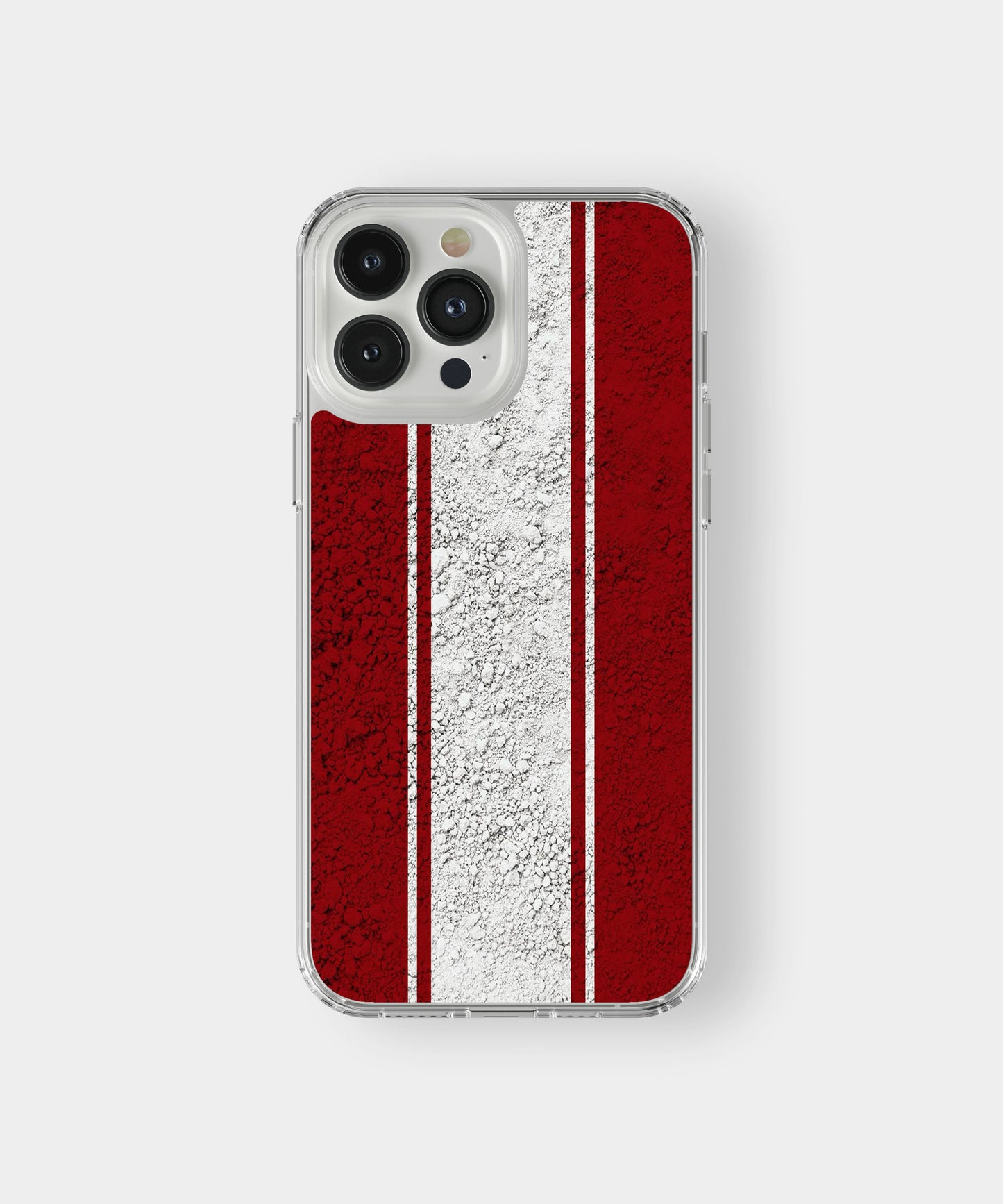 Red & White Racing Stripe Phone Case