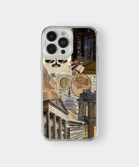 Dark Academia Collage Phone Case