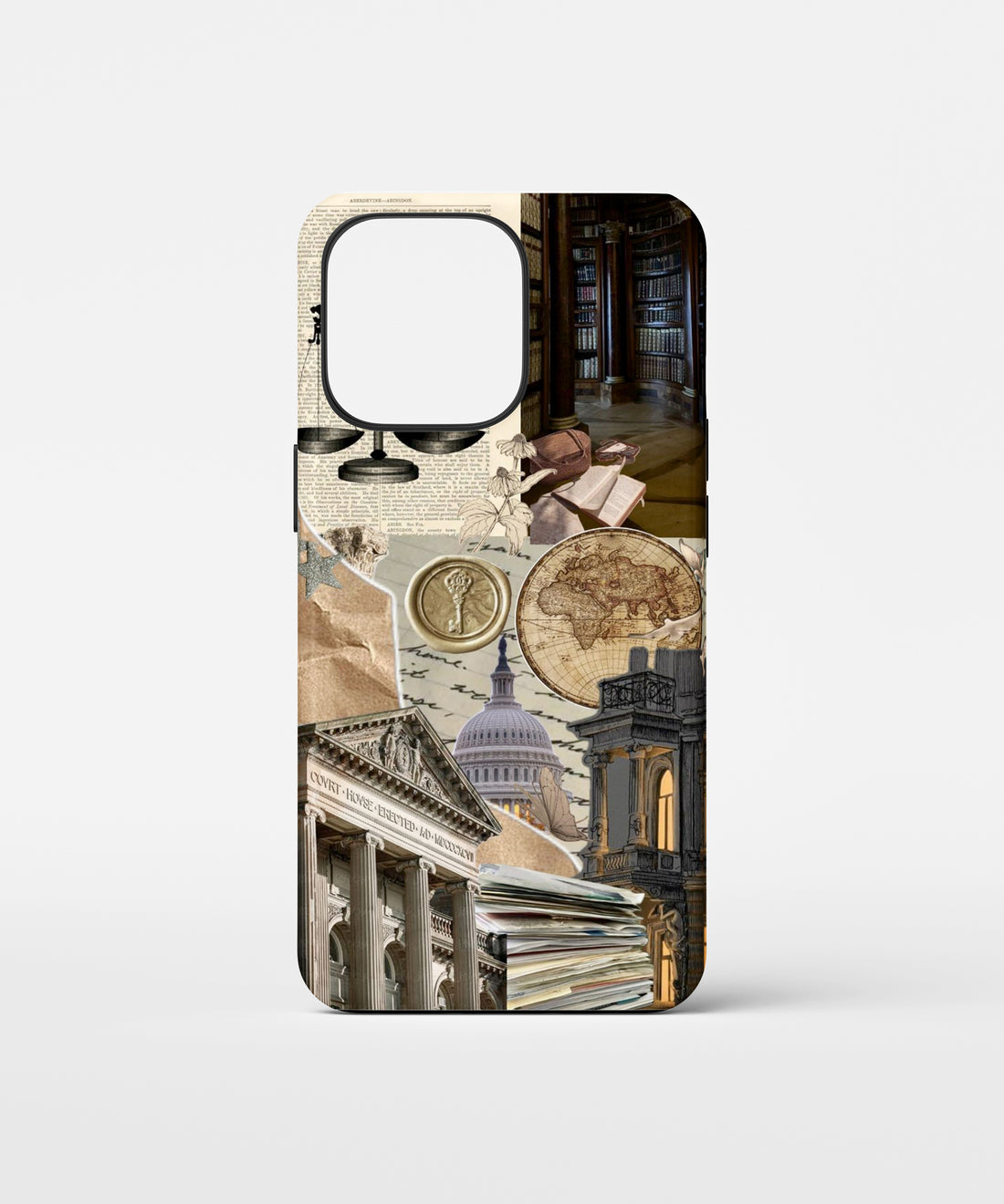 Dark Academia Collage Phone Case