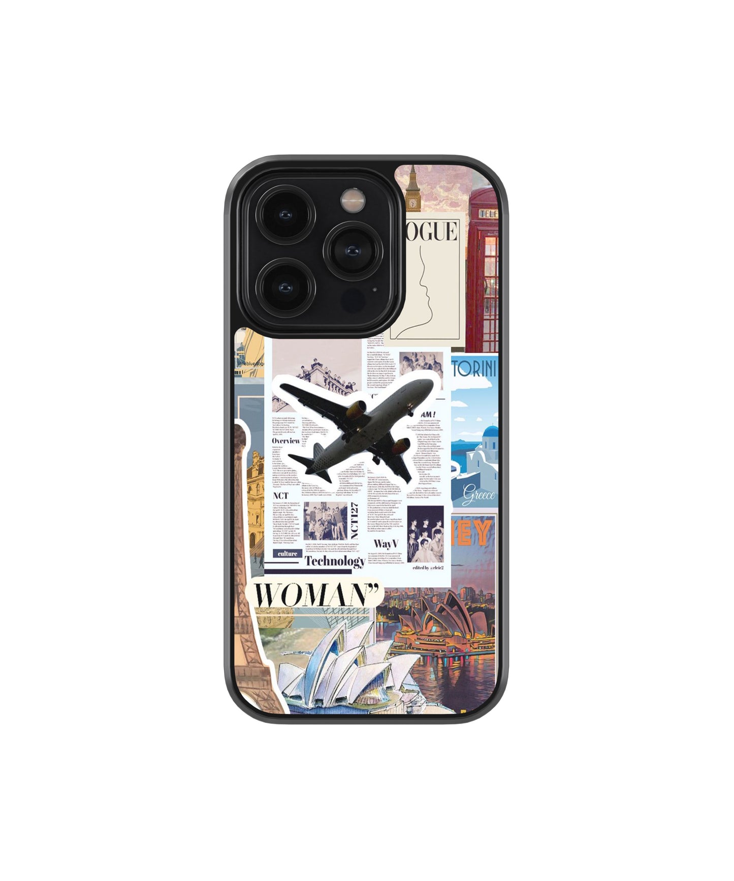 Travel Aesthetic Collage Phone Case