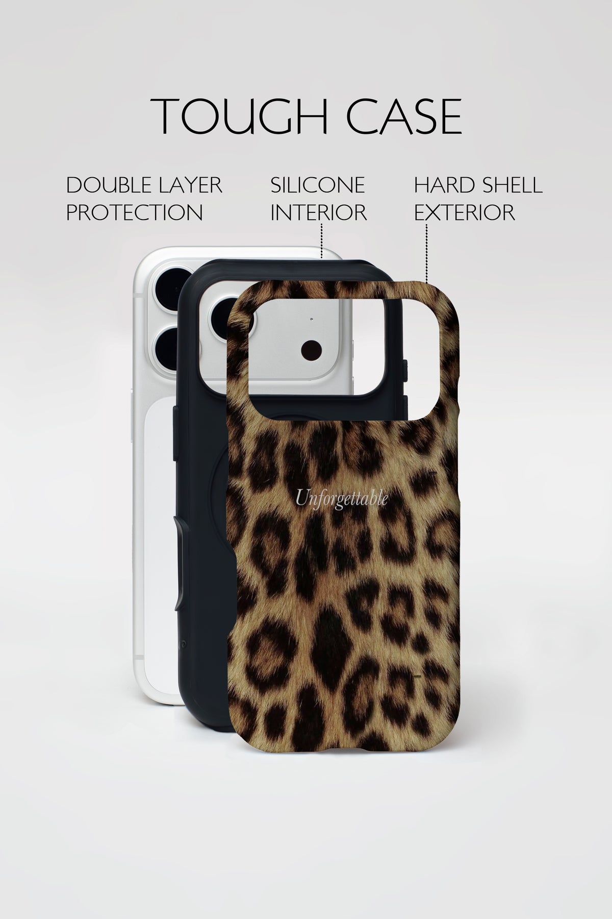 Unforgettable Leopard Armoured Phone Case.