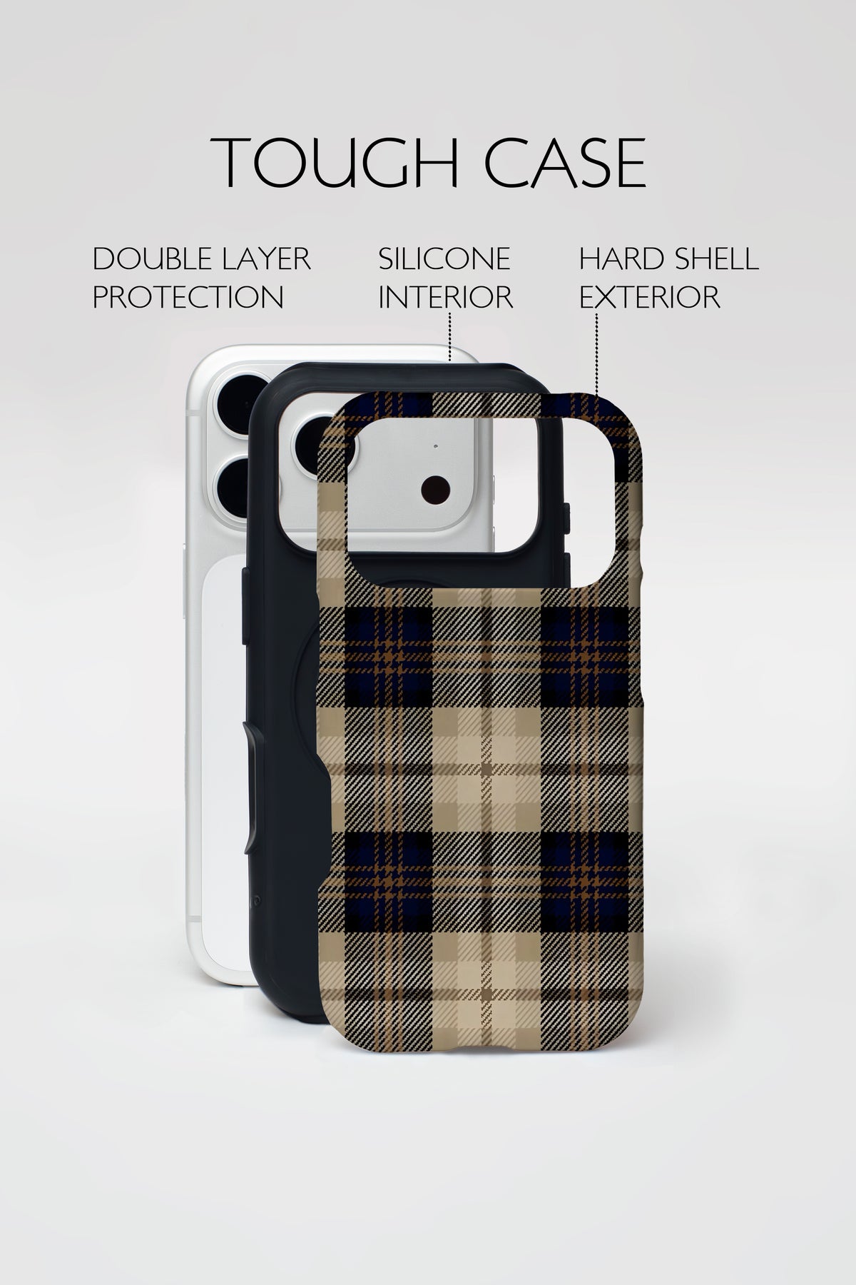 Classic Plaid Armoured Case.
