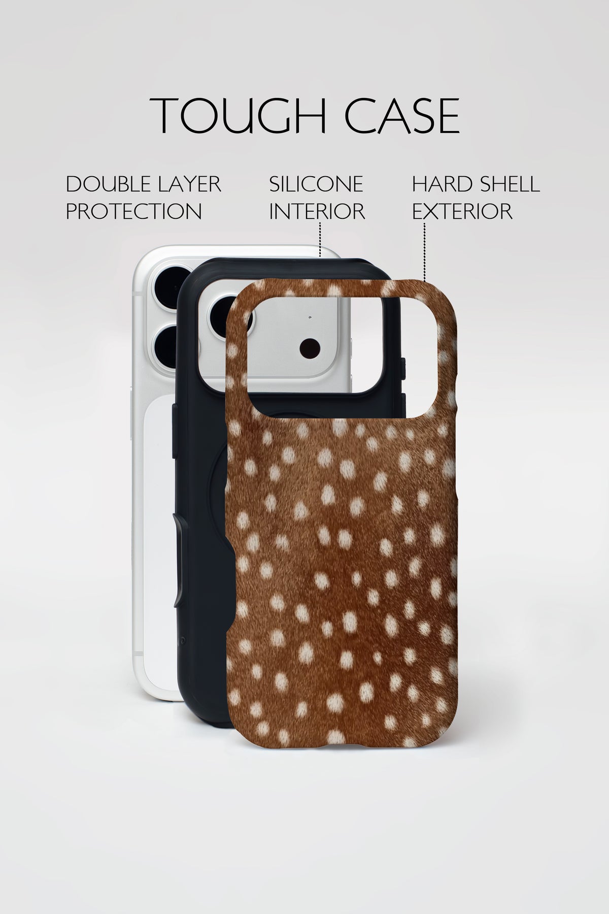Fawn Print Armoured Case.