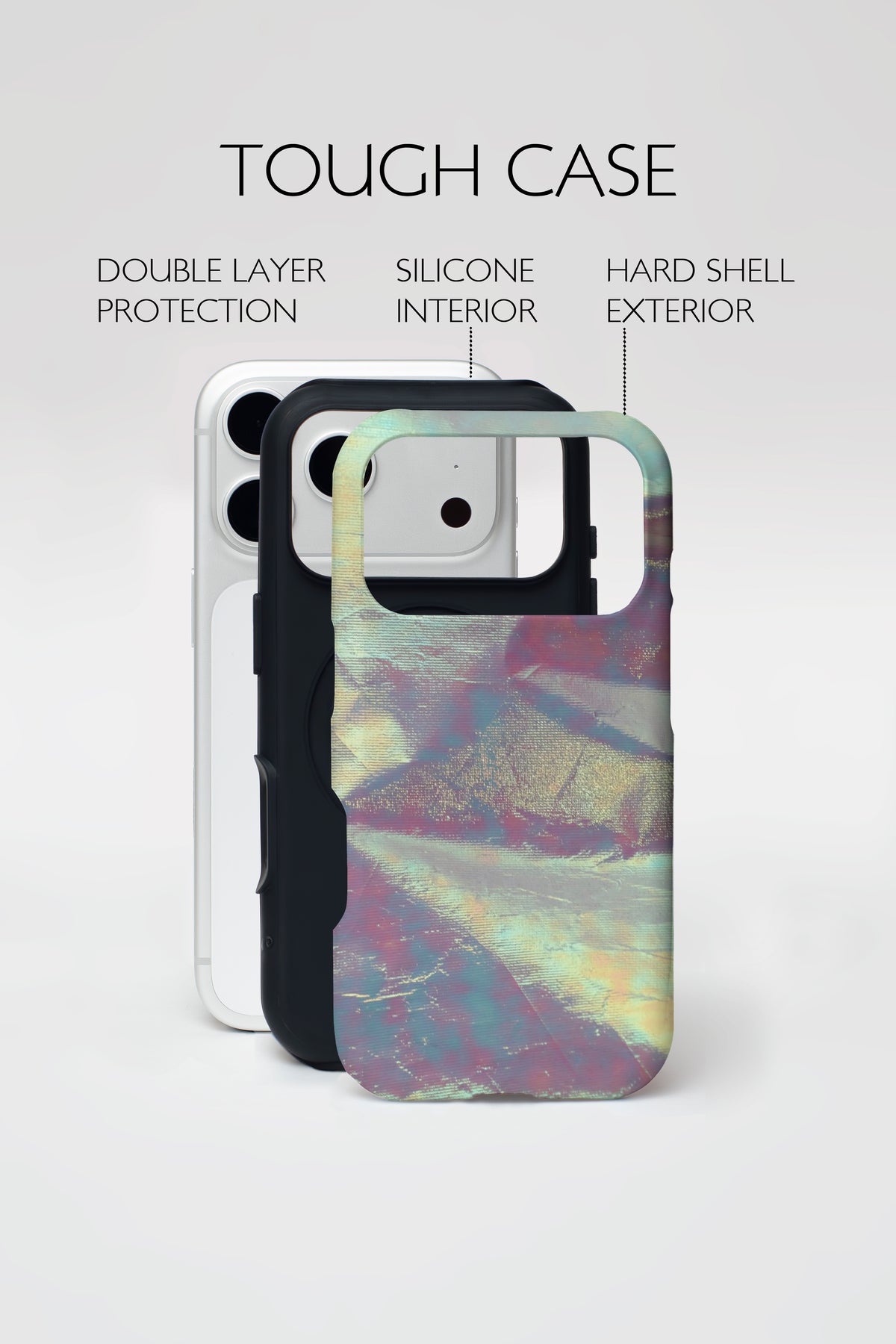 Holographic Glow Armoured Case.