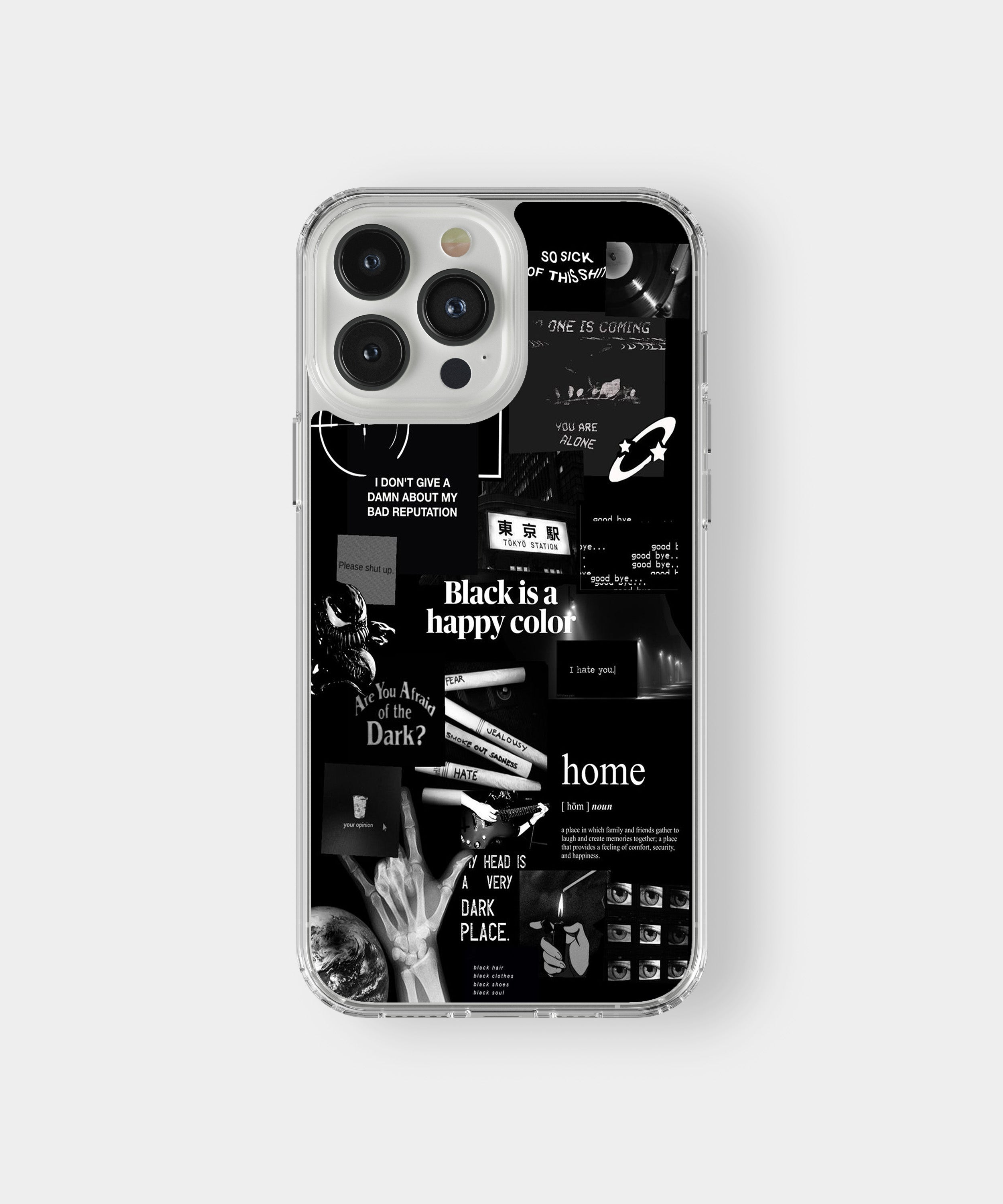 Dark Mood Collage Phone Case