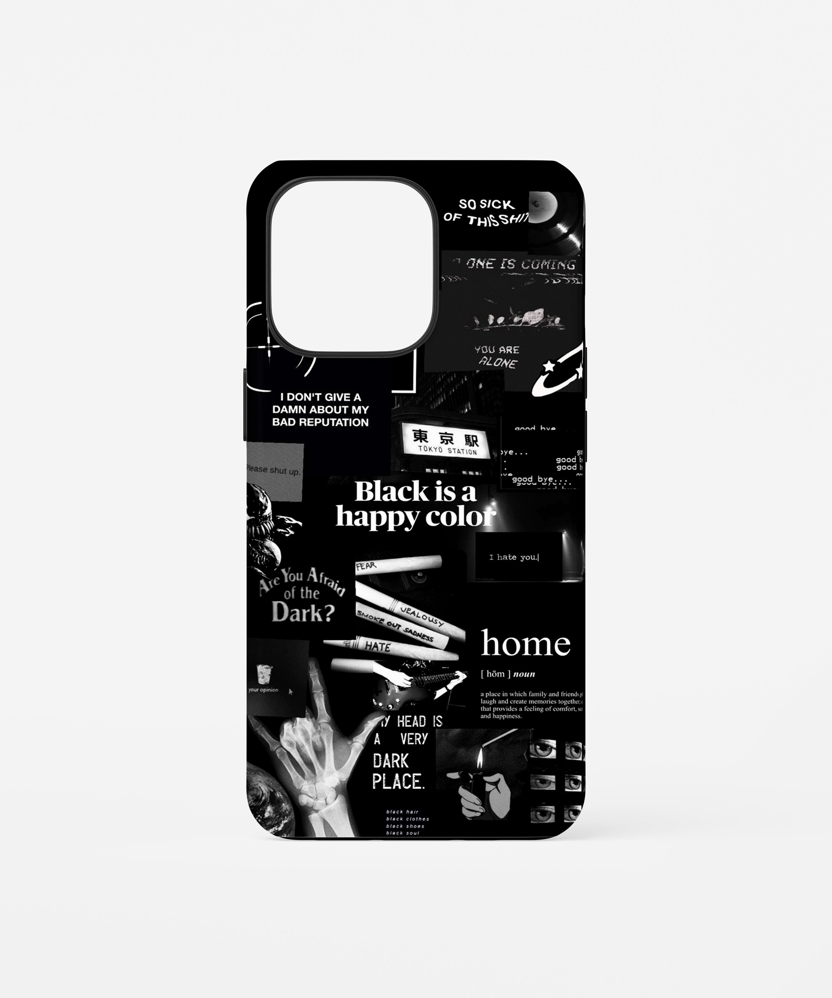 Dark Mood Collage Phone Case