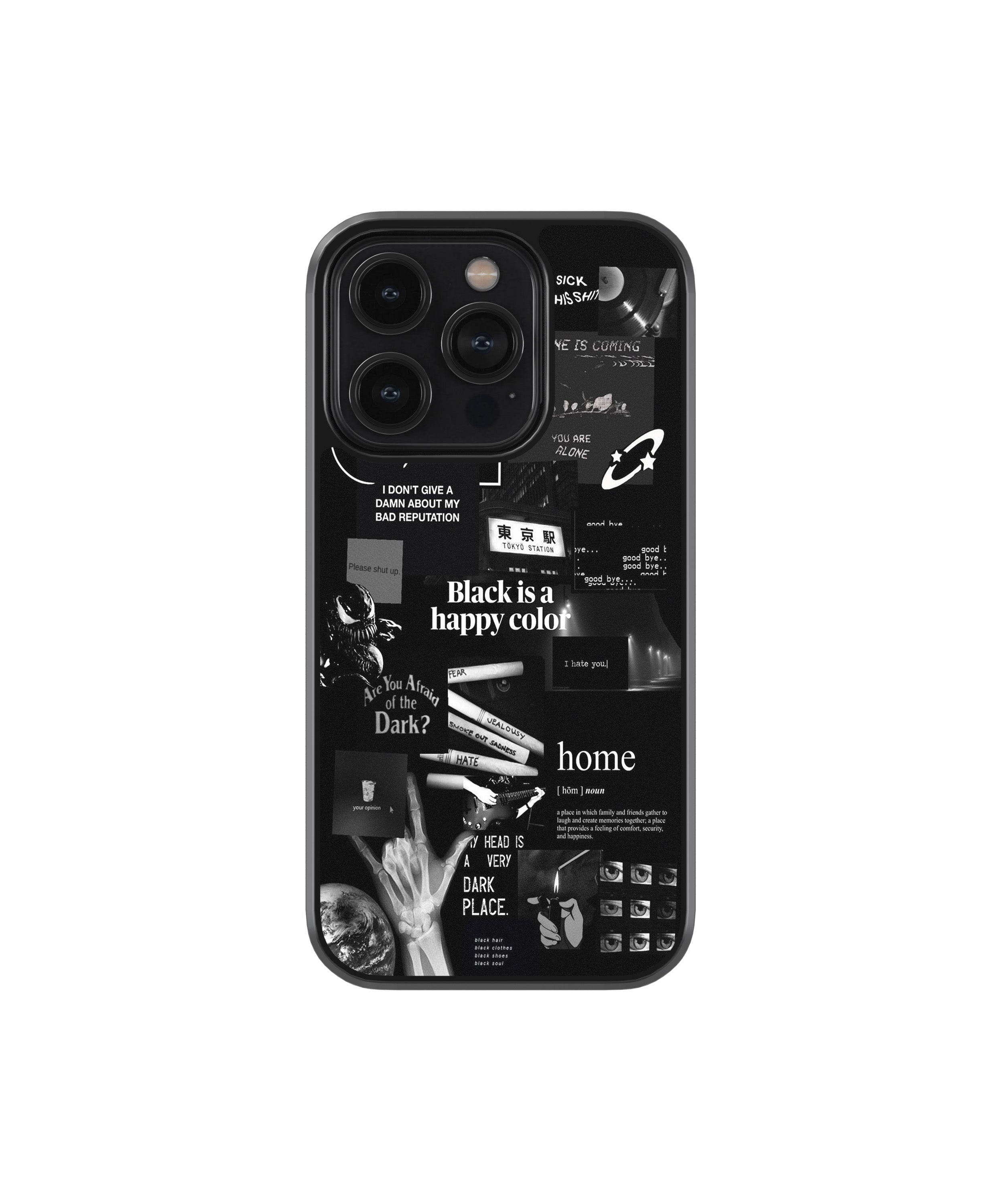 Dark Mood Collage Phone Case