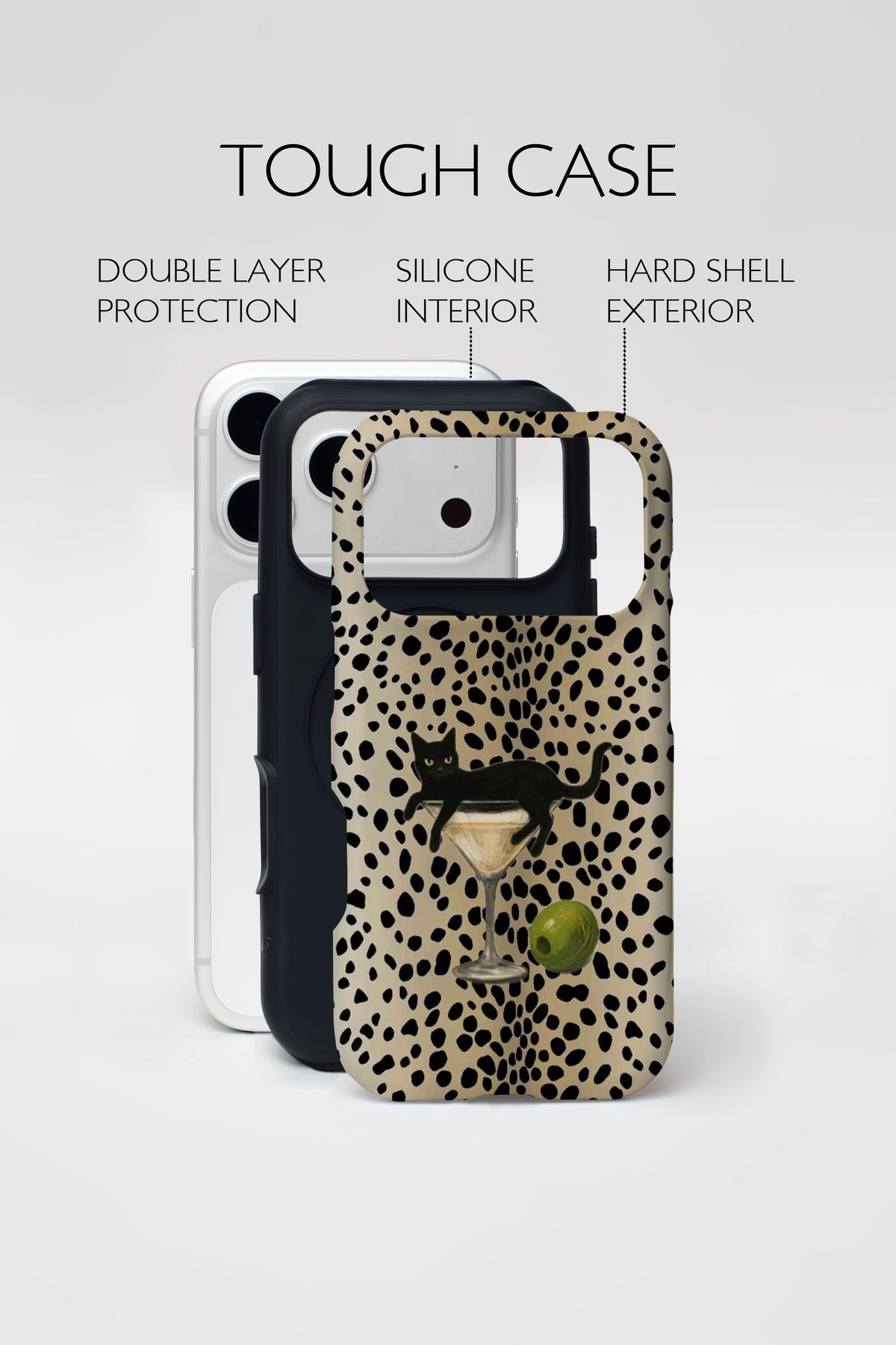 Cat & Martini Armoured Case.