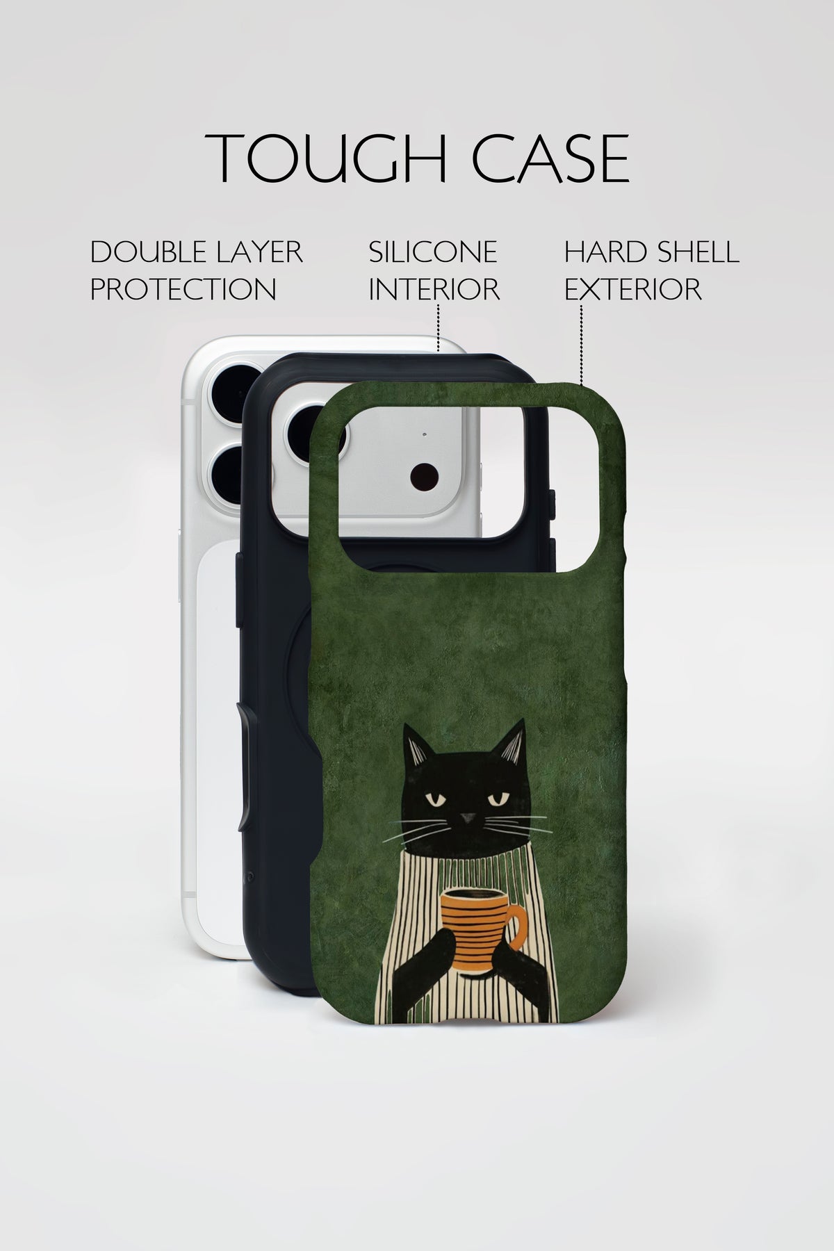 Midnight Cat Armoured Case.
