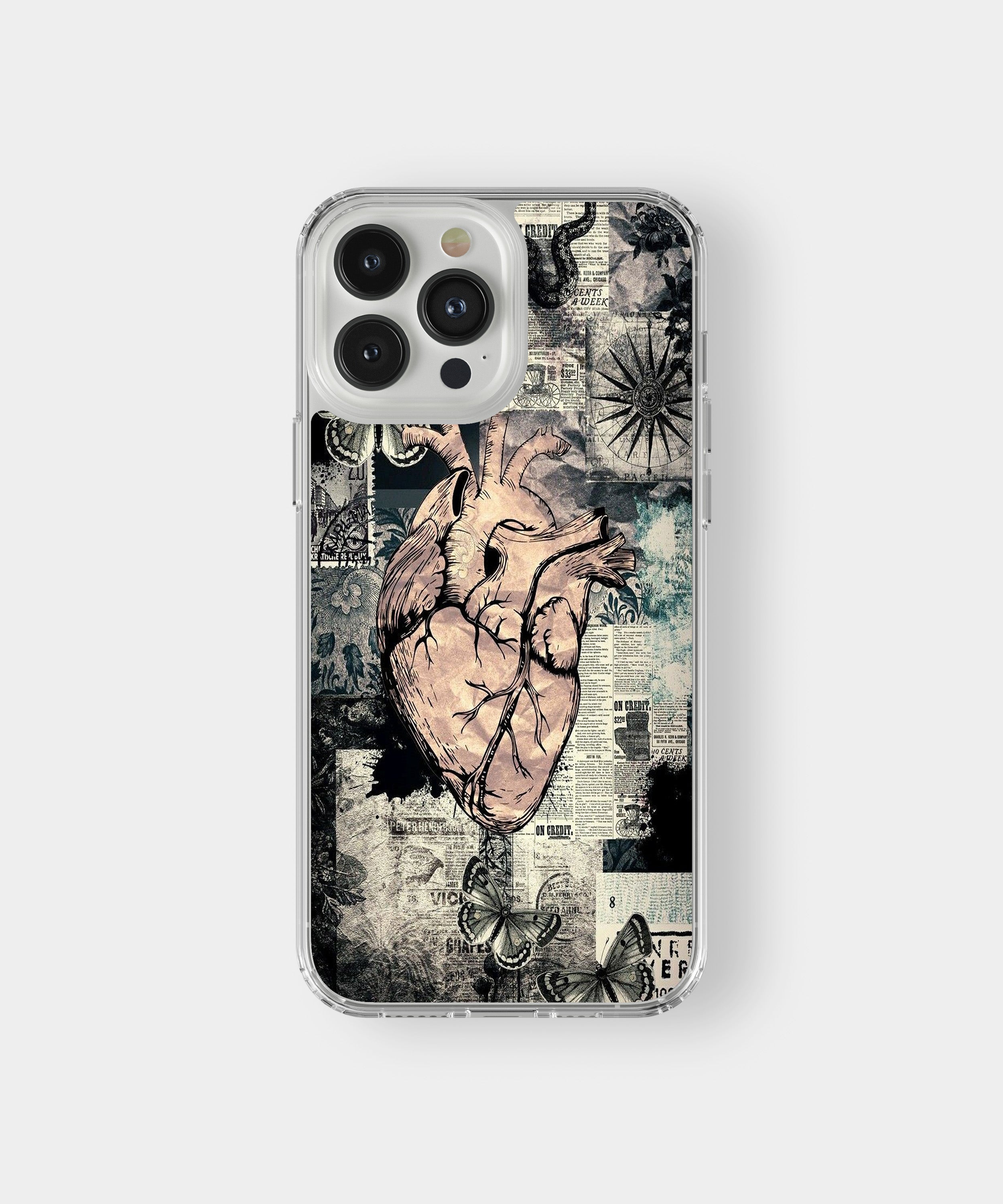 Anatomical Heart Collage Phone Case