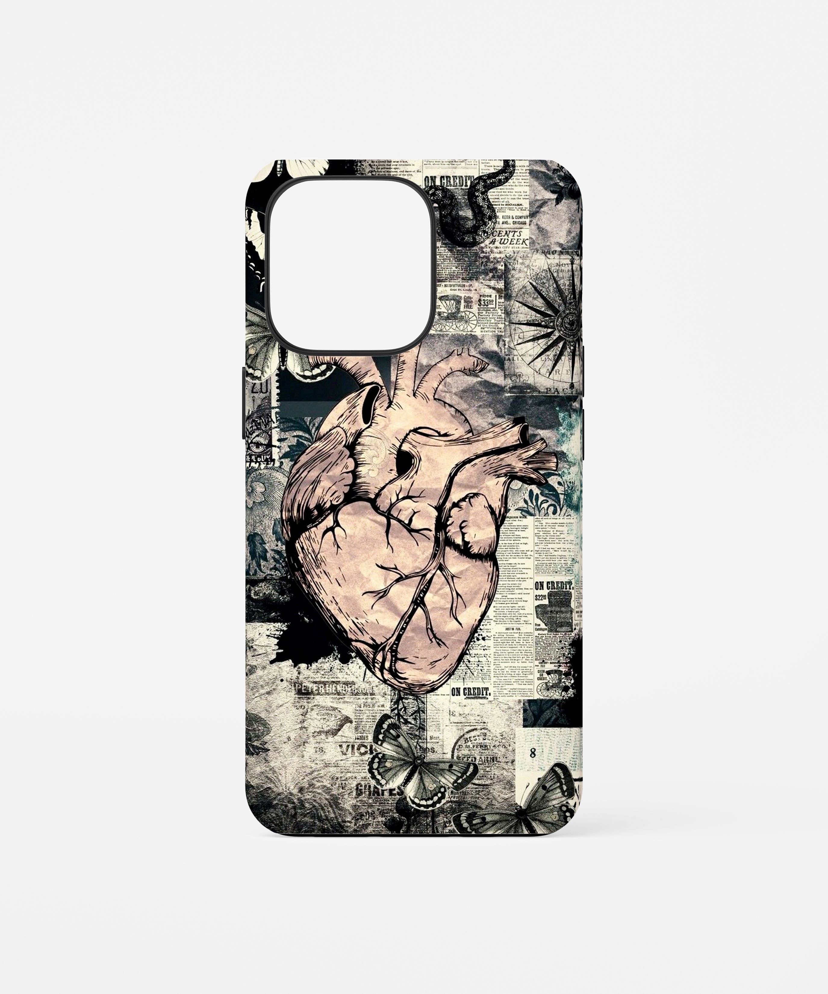 Anatomical Heart Collage Phone Case