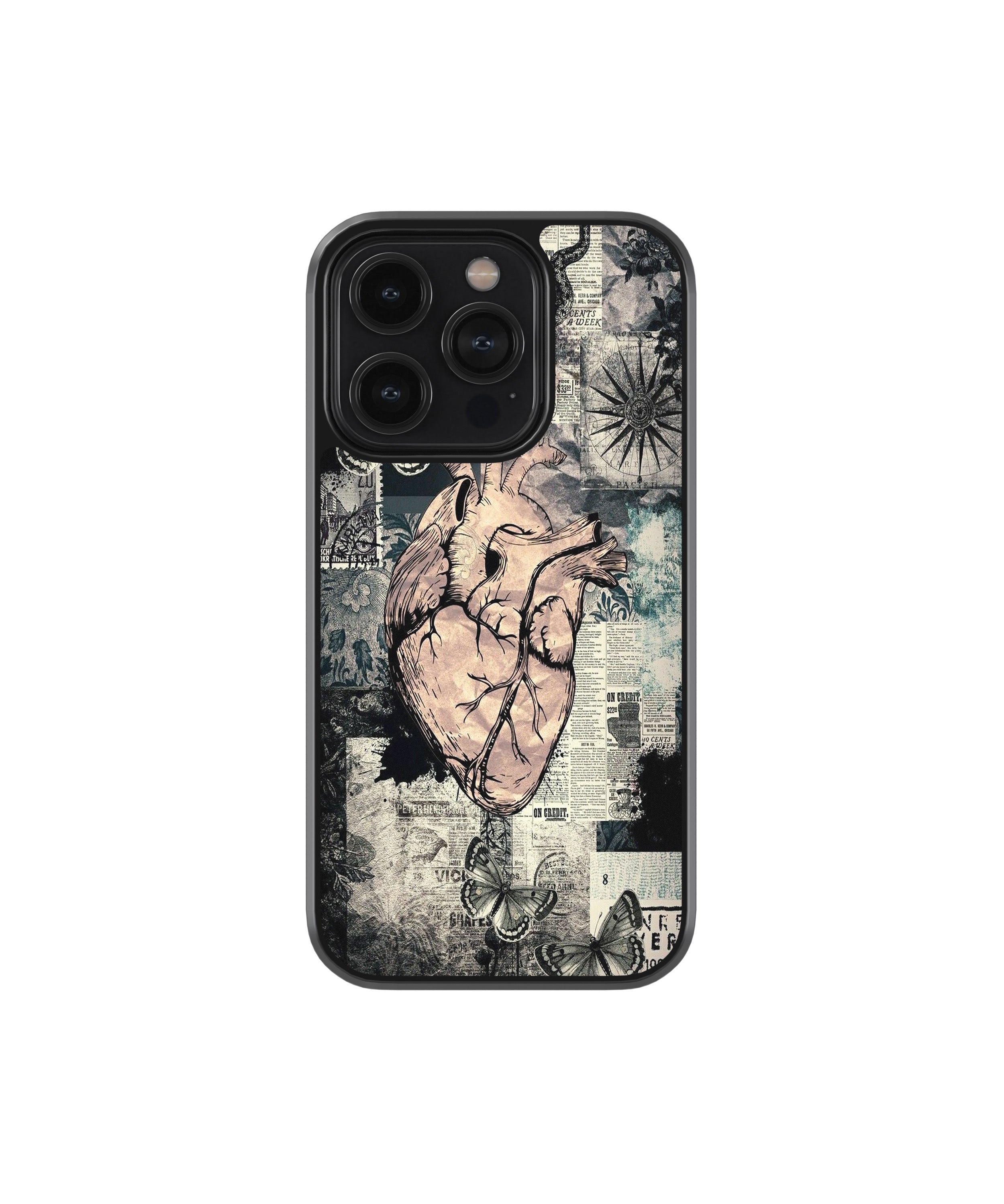 Anatomical Heart Collage Phone Case