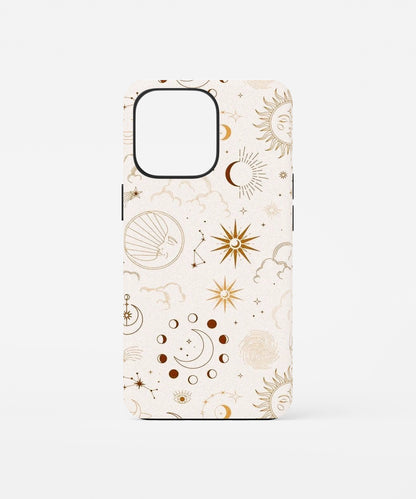 Celestial Sun Moon Phone Case.