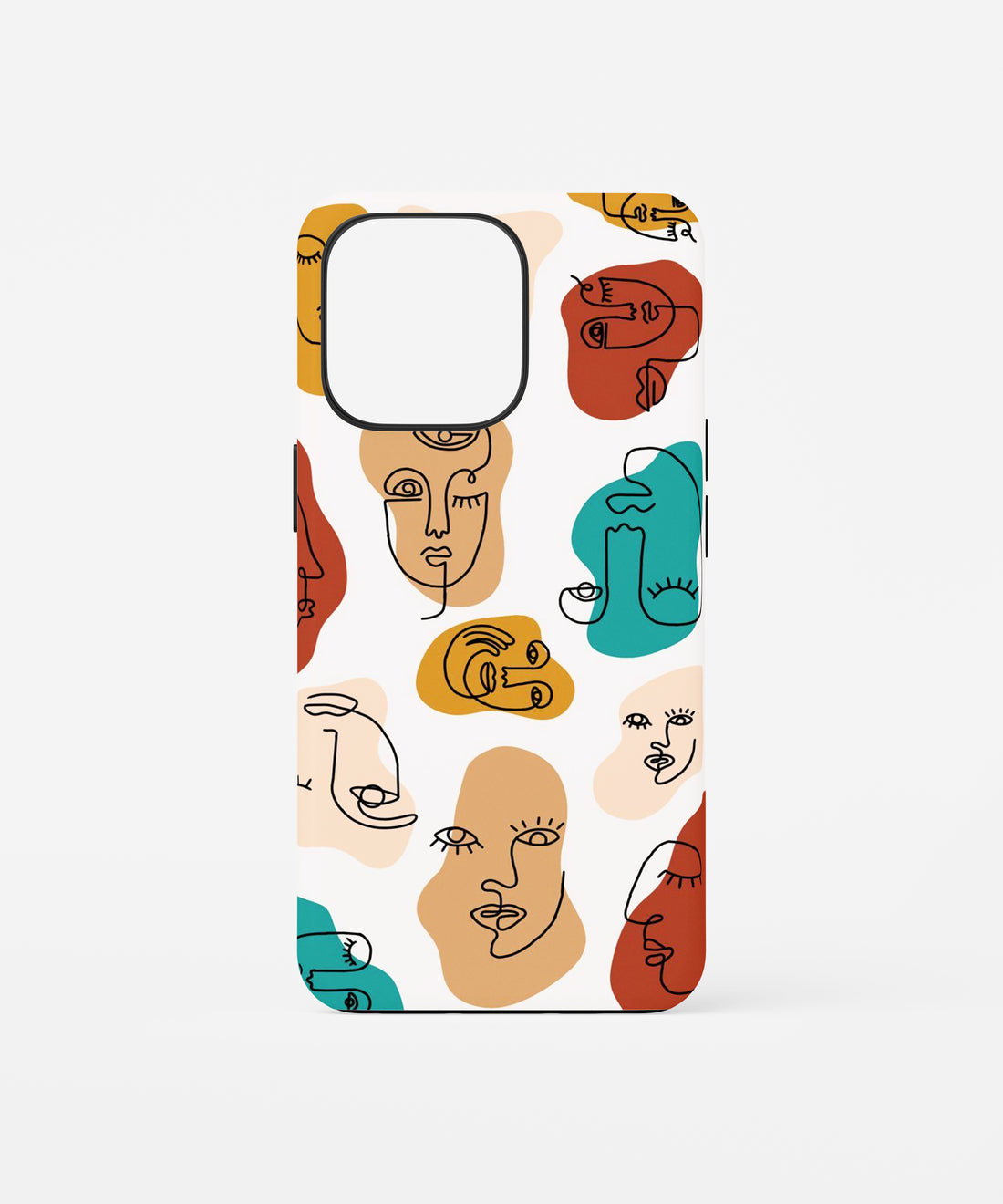 Abstract Face Line Art Phone Case