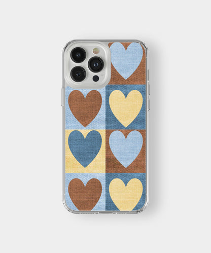 Patchwork Heart Phone Case