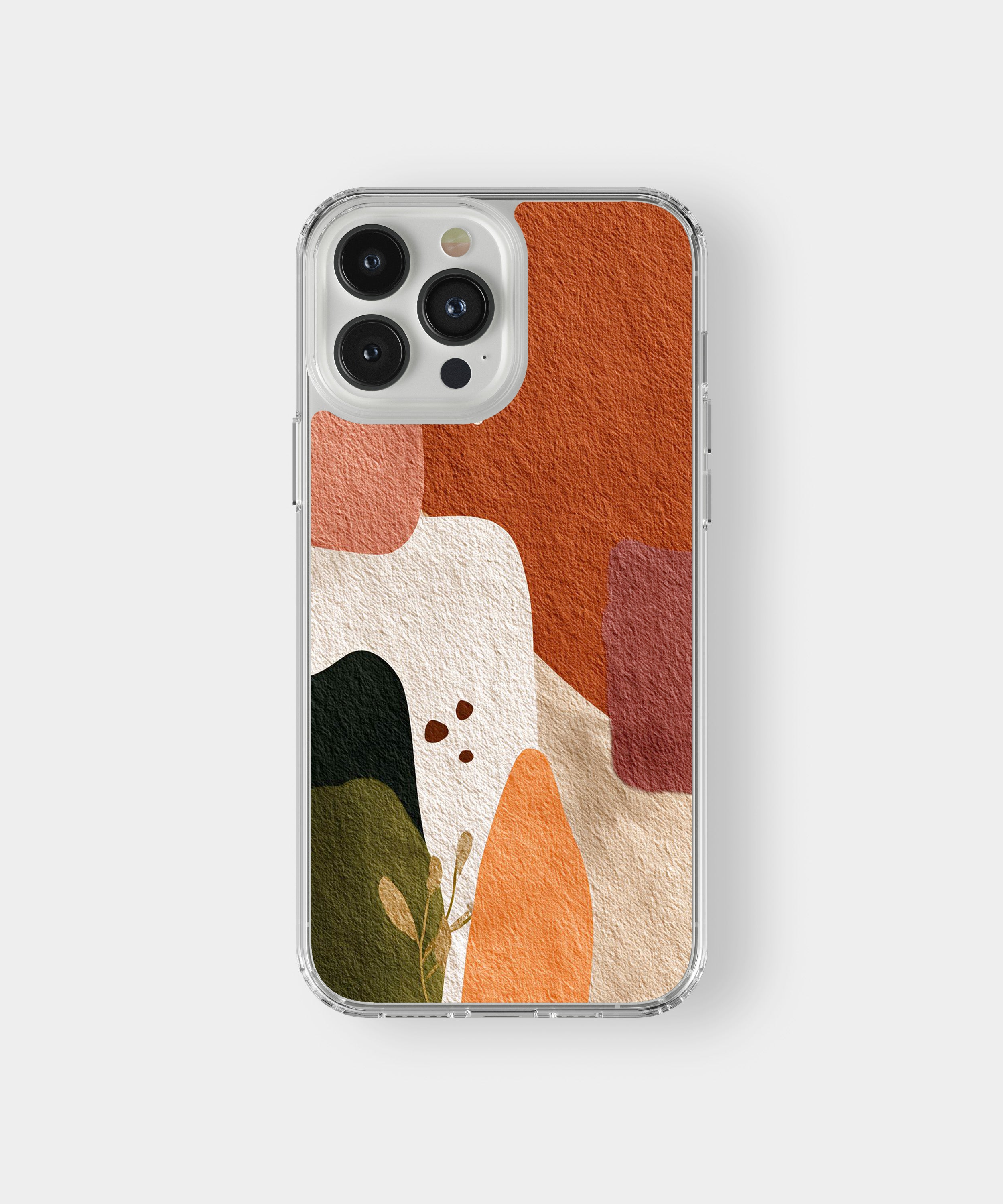 Earthy Abstract Shapes Phone Case