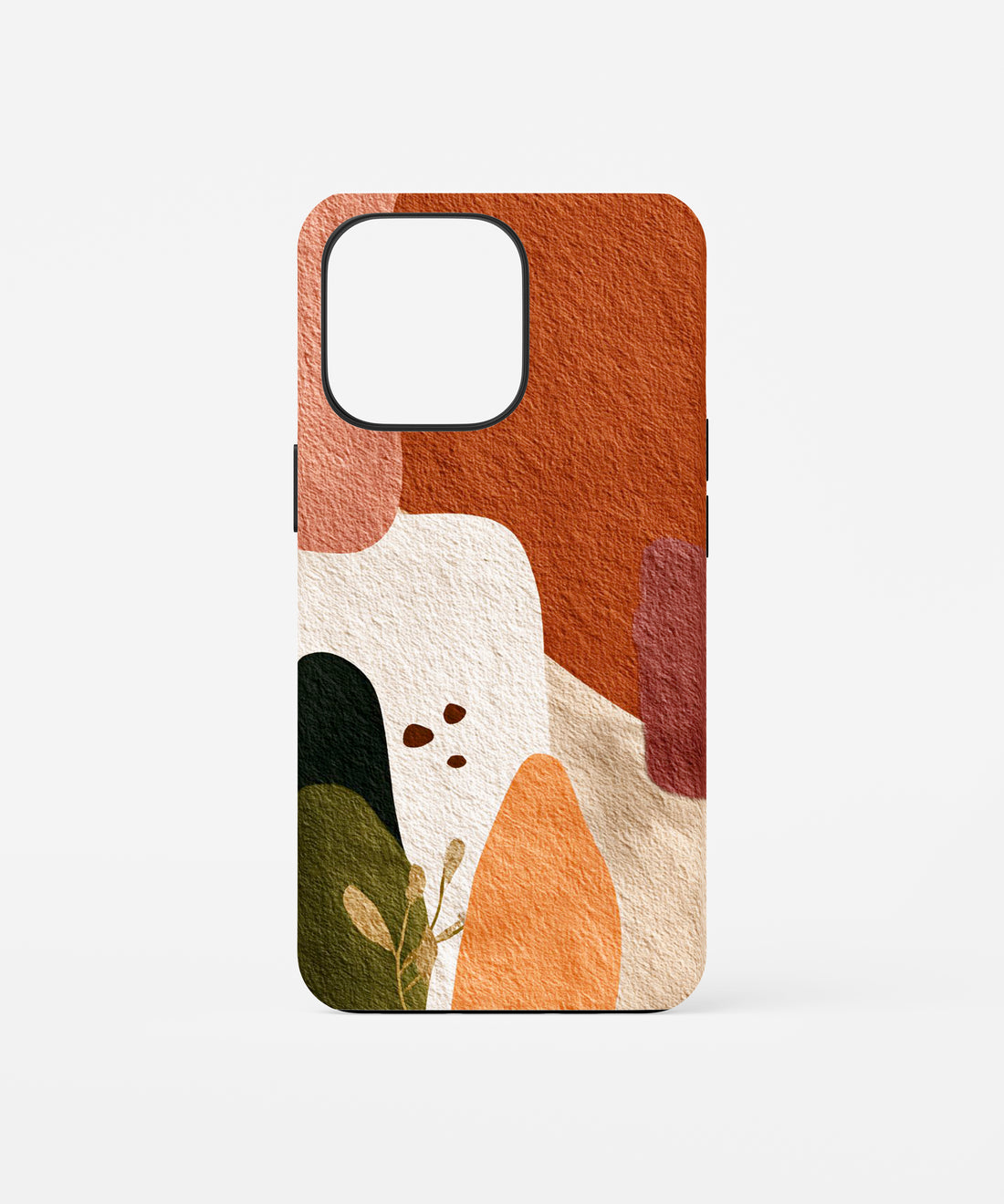 Earthy Abstract Shapes Phone Case