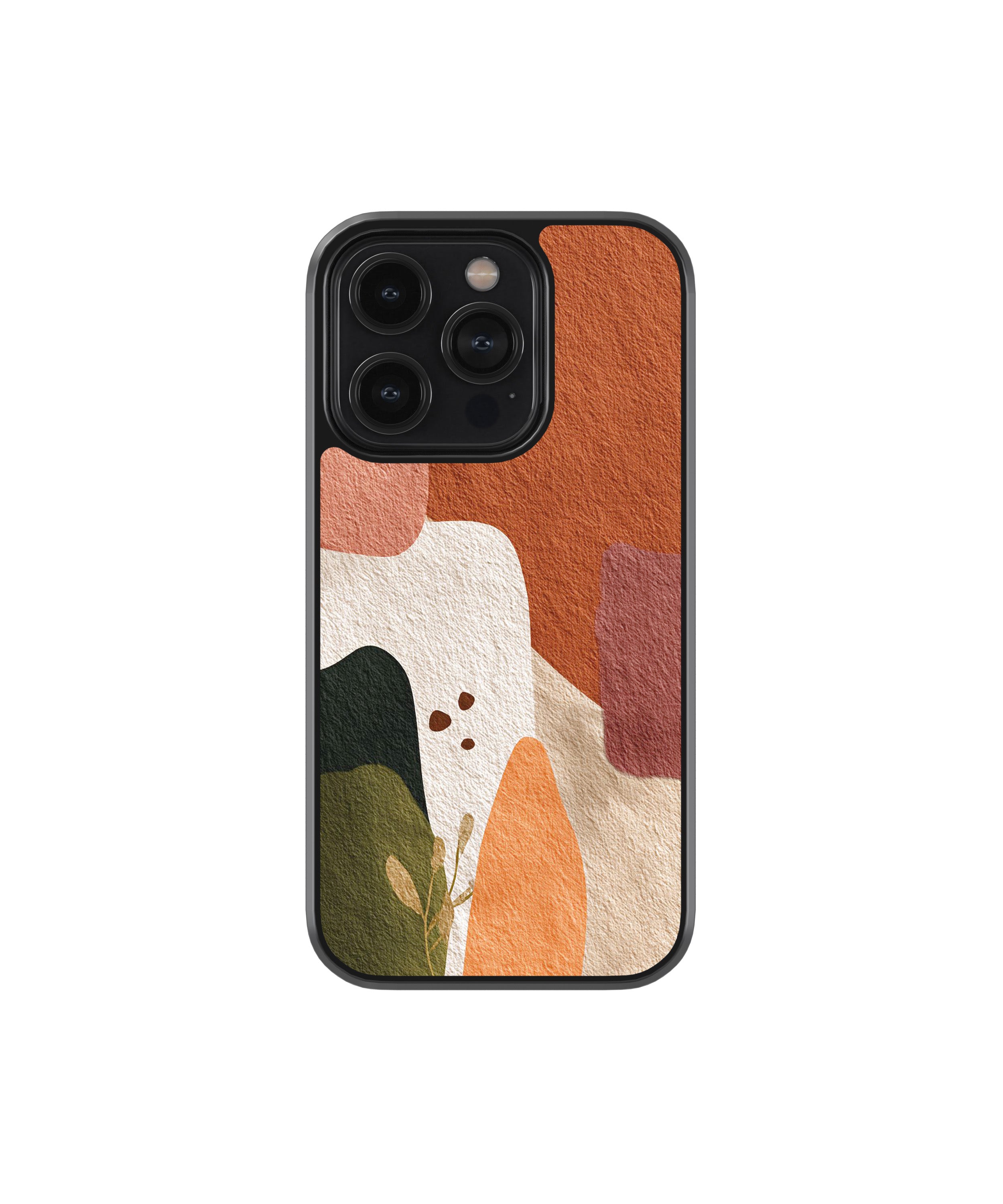 Earthy Abstract Shapes Phone Case