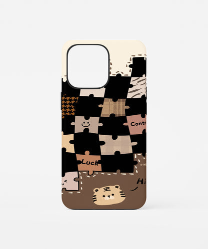 Puzzle Bear Phone Case
