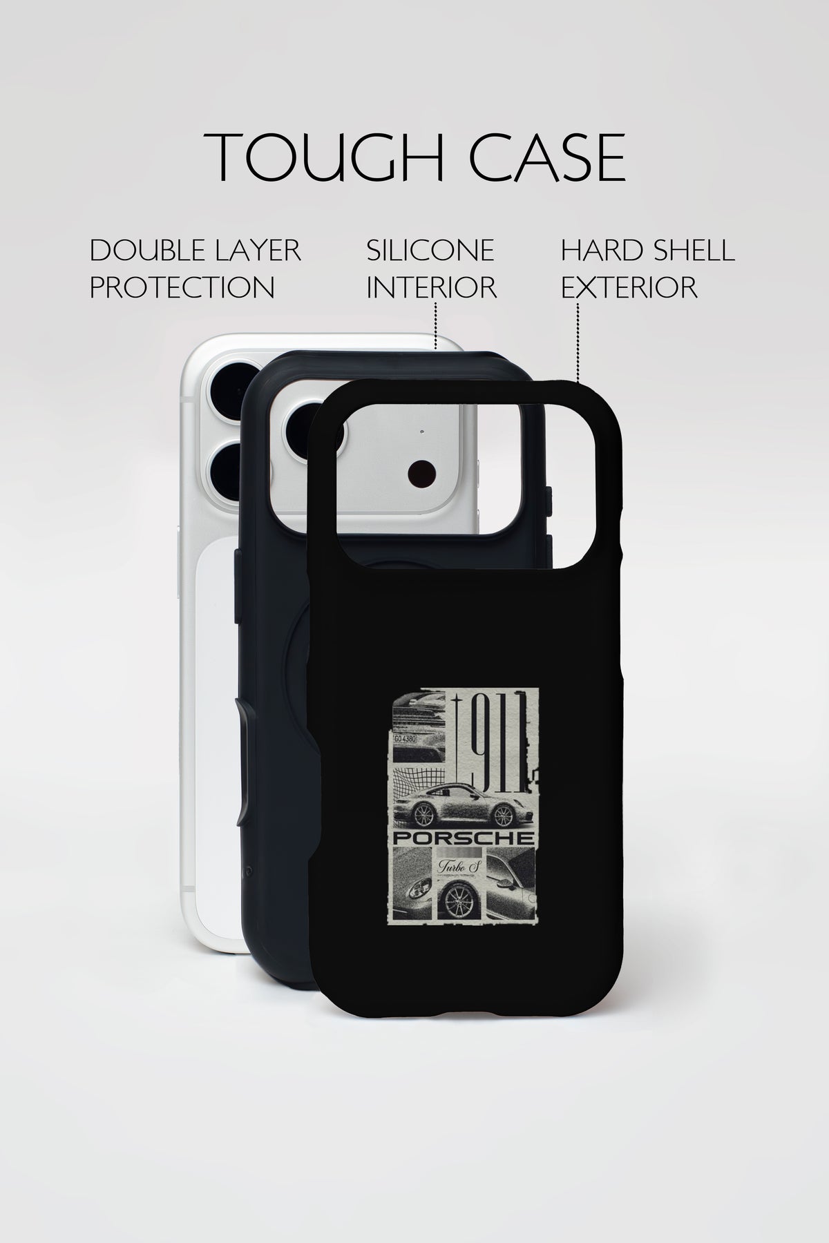 Porsche 911 Vintage Poster Tough Phone Case.