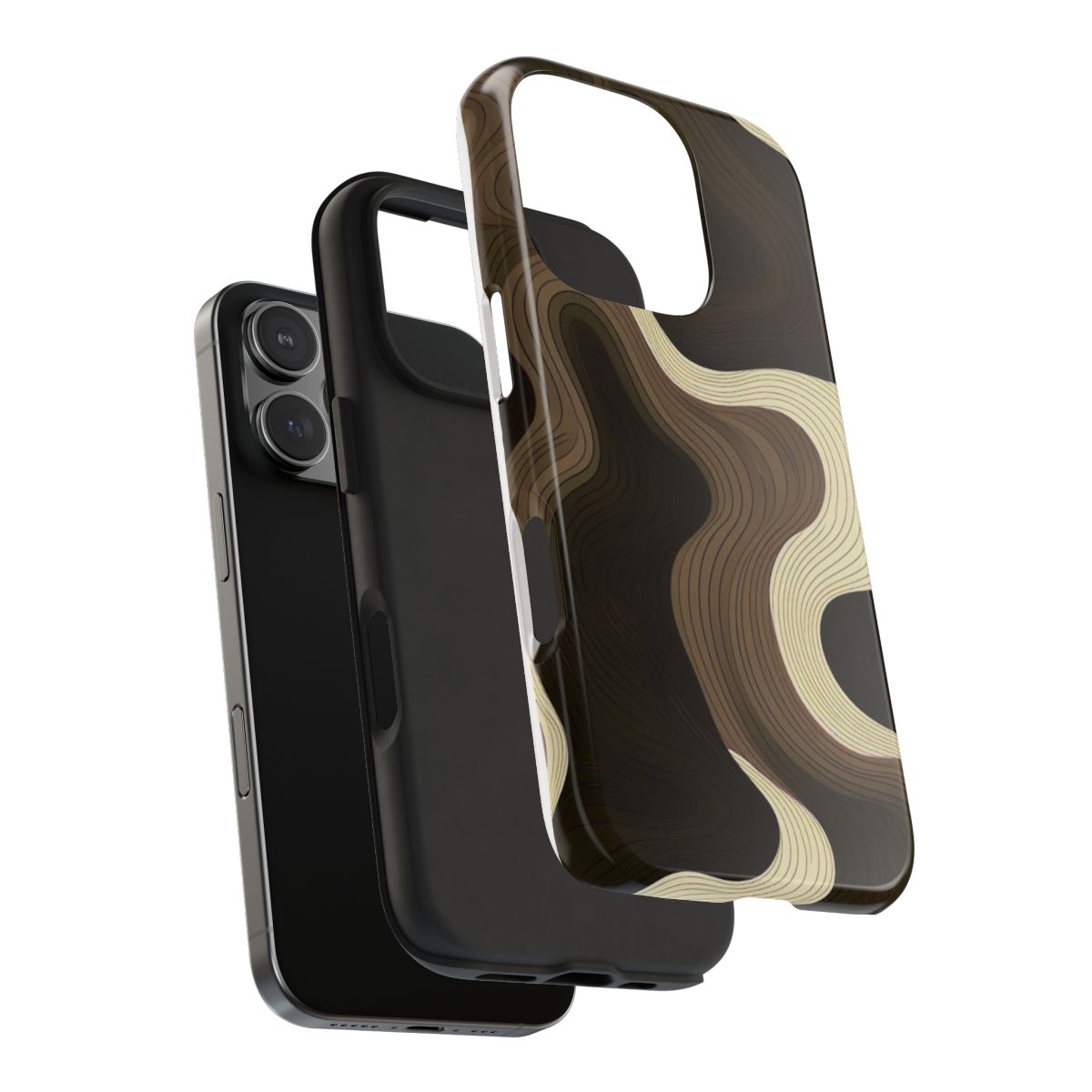 Dark Wave Retro Art Aesthetic Phone Case.