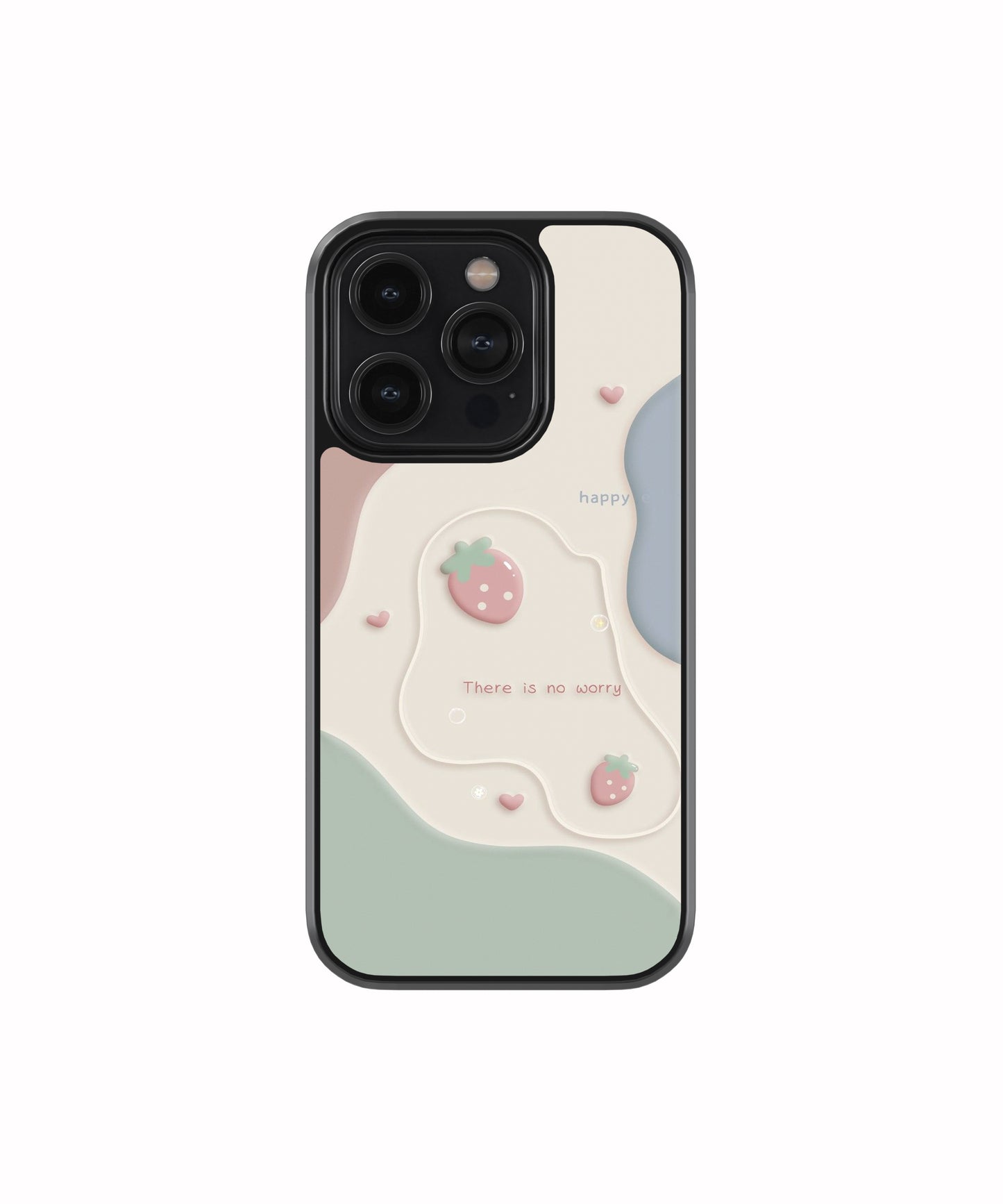 Soft Strawberry Pastel Aesthetic Phone Case