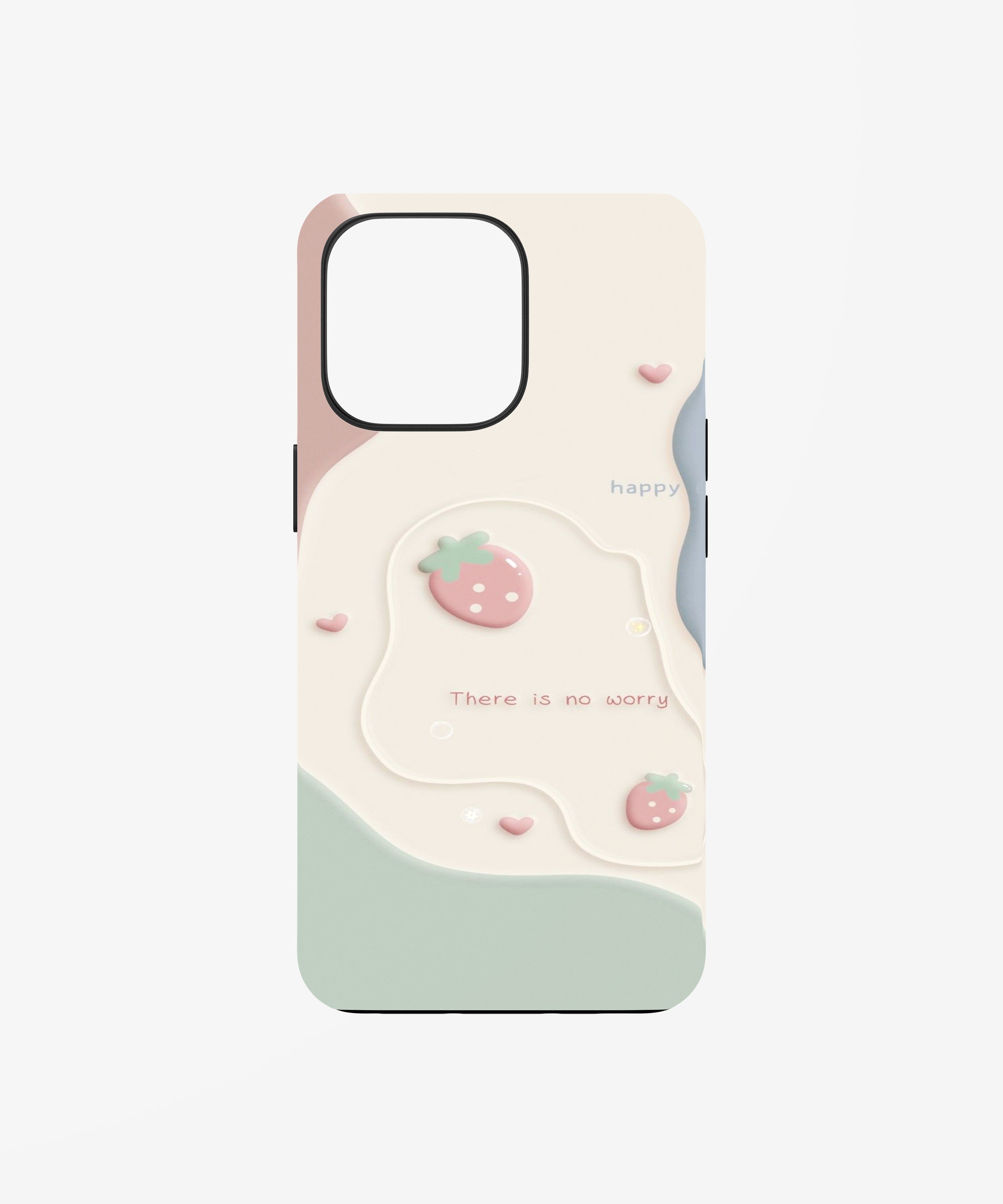 Soft Strawberry Pastel Aesthetic Phone Case