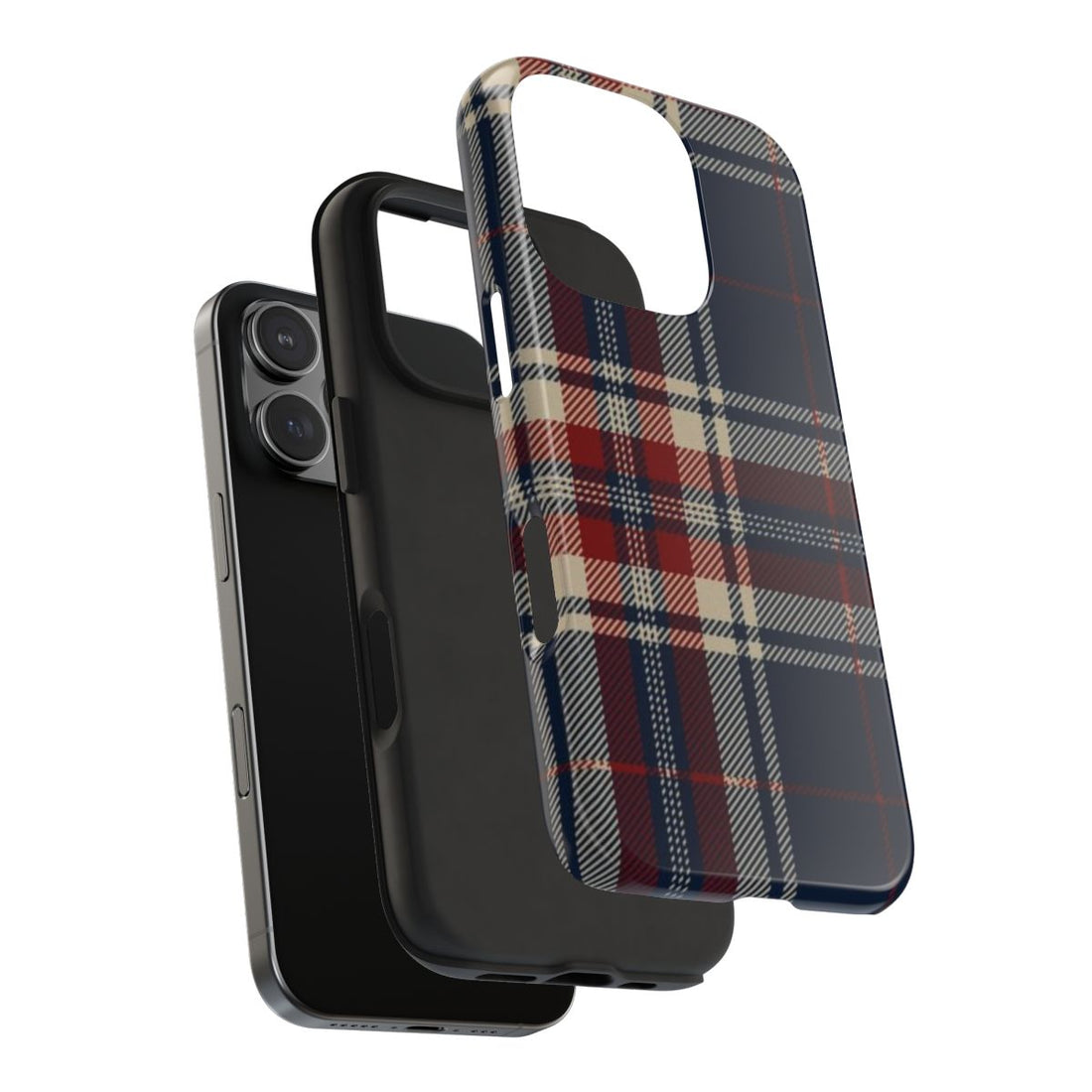 Classic Vintage Plaid Pattern Phone Case.