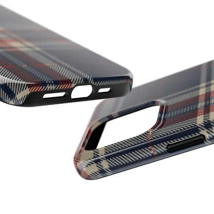 Classic Vintage Plaid Pattern Phone Case.