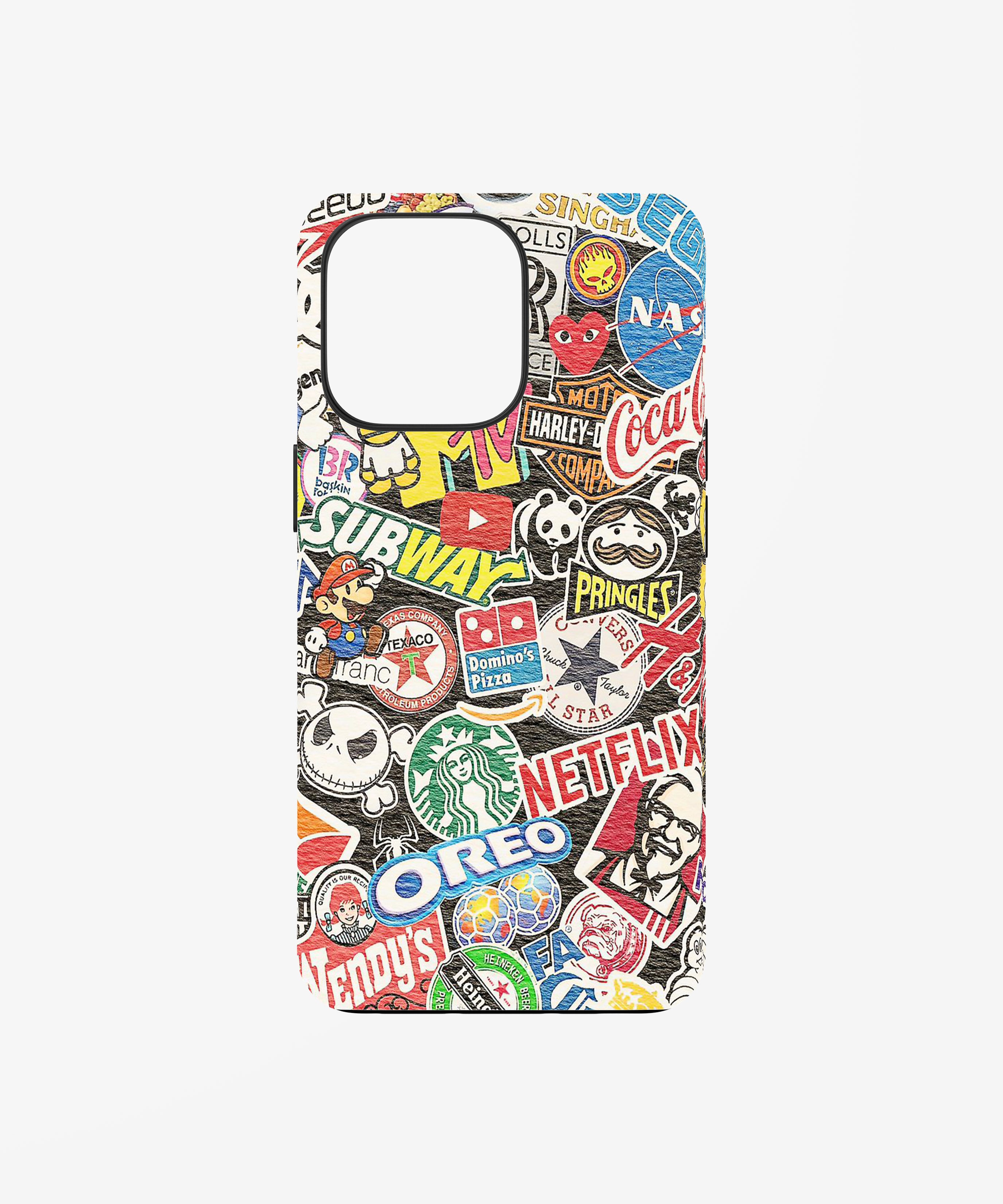 Retro Sticker Bomb Collage Phone Case