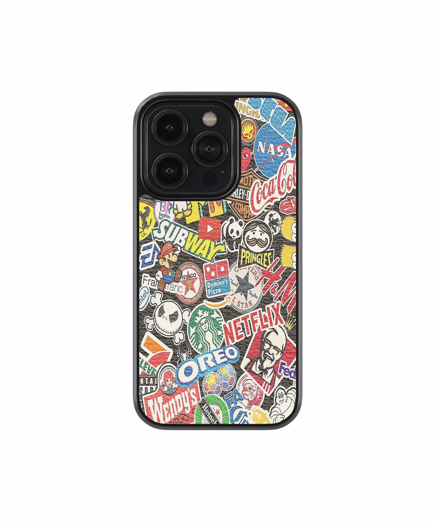 Retro Sticker Bomb Collage Phone Case