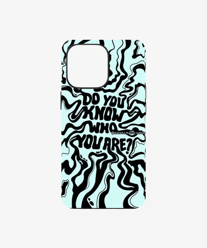 Do You Know Who You Are? Trippy Core phone case